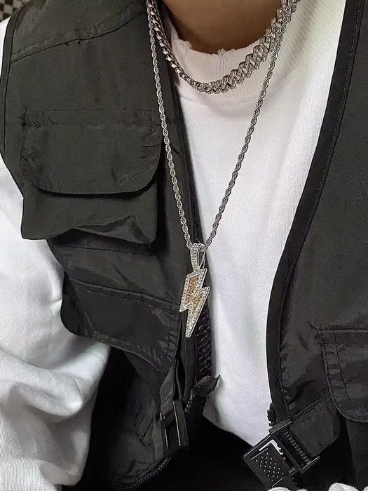 Jewelry × Vintage Retro punk necklace💖 Size ONE SIZE - 3 Thumbnail