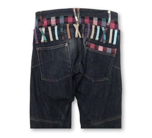Japanese Brand Japanese Brand Nylaus Clothing Double Waist Patchwork Design Size US 32 / EU 48 - 10 Thumbnail
