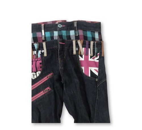 Japanese Brand Japanese Brand Nylaus Clothing Double Waist Patchwork Design Size US 32 / EU 48 - 5 Thumbnail