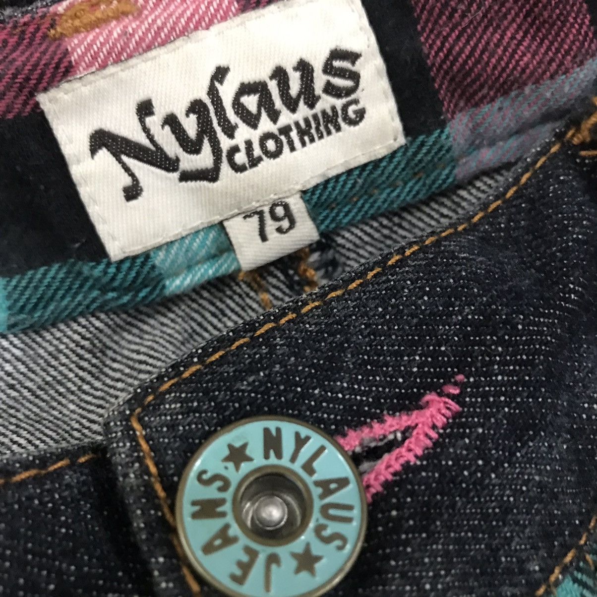 Japanese Brand Japanese Brand Nylaus Clothing Double Waist Patchwork Design Size US 32 / EU 48 - 6 Thumbnail