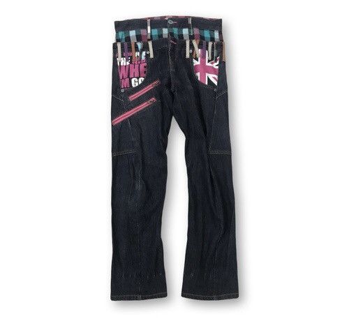 Japanese Brand Japanese Brand Nylaus Clothing Double Waist Patchwork Design Size US 32 / EU 48 - 1 Thumbnail