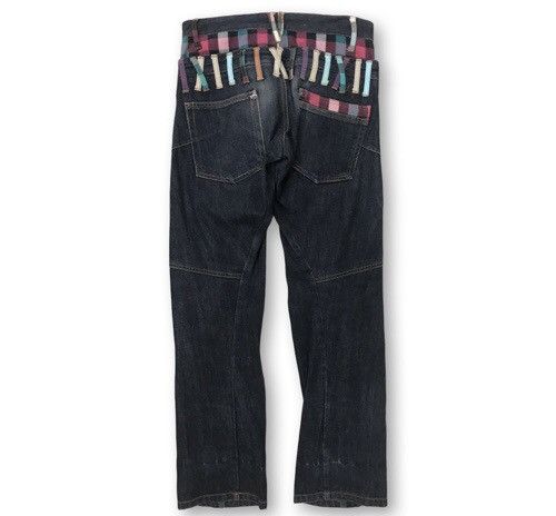 Japanese Brand Japanese Brand Nylaus Clothing Double Waist Patchwork Design Size US 32 / EU 48 - 9 Thumbnail