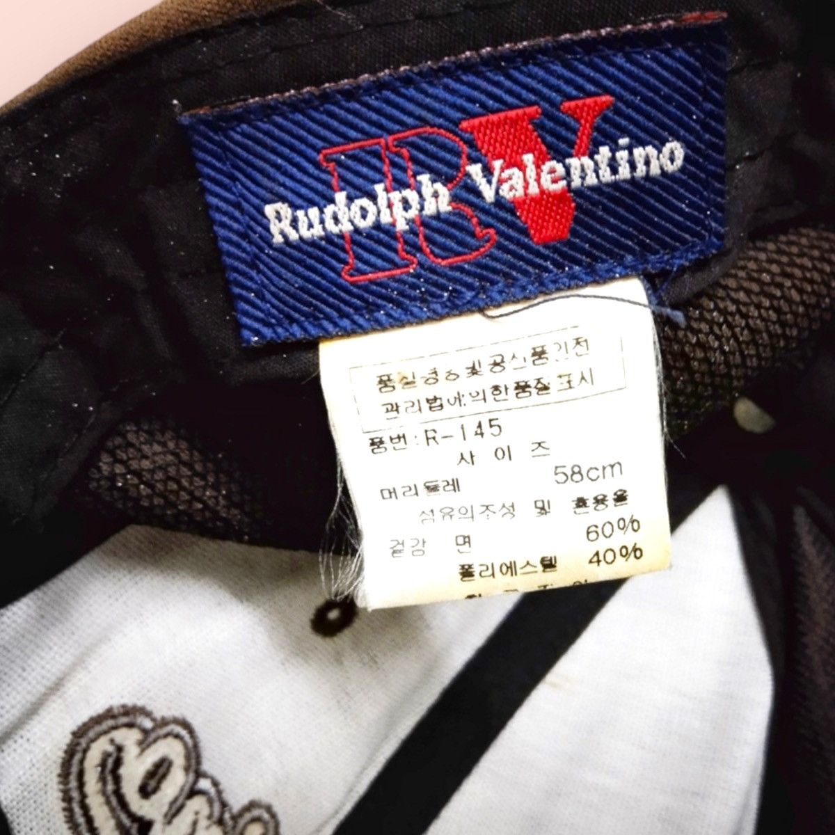 Designer × Valentino × Vintage VINTAGE RUDOLPH VALENTINO ADJUSTABLE STRAPBACK Size ONE SIZE - 15 Thumbnail