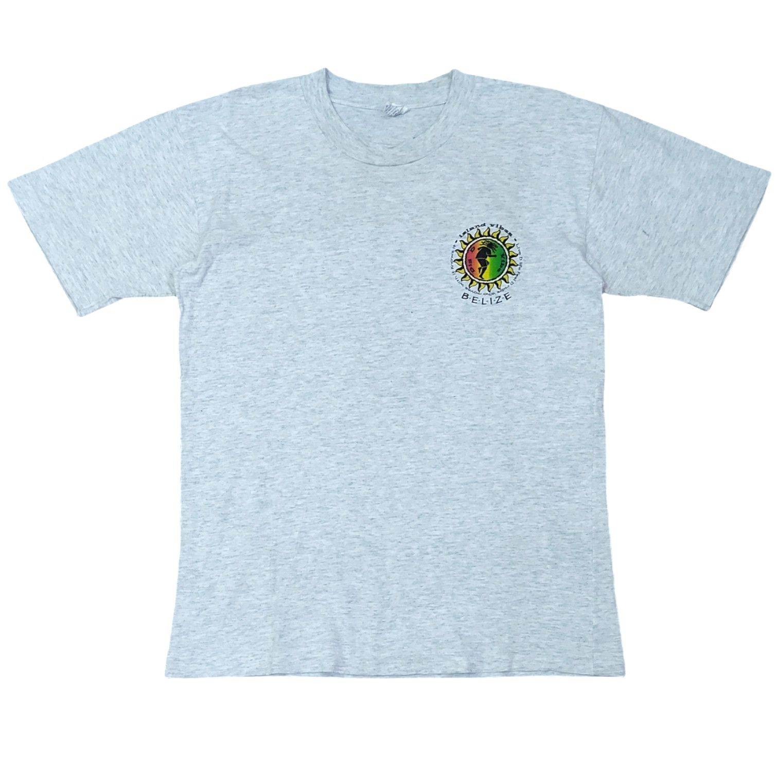 Vintage RARE! VTG 80s BELIZE "ISLAND VIBES" RASTA SINGLE STITCH Size US M / EU 48-50 / 2 - 2 Thumbnail