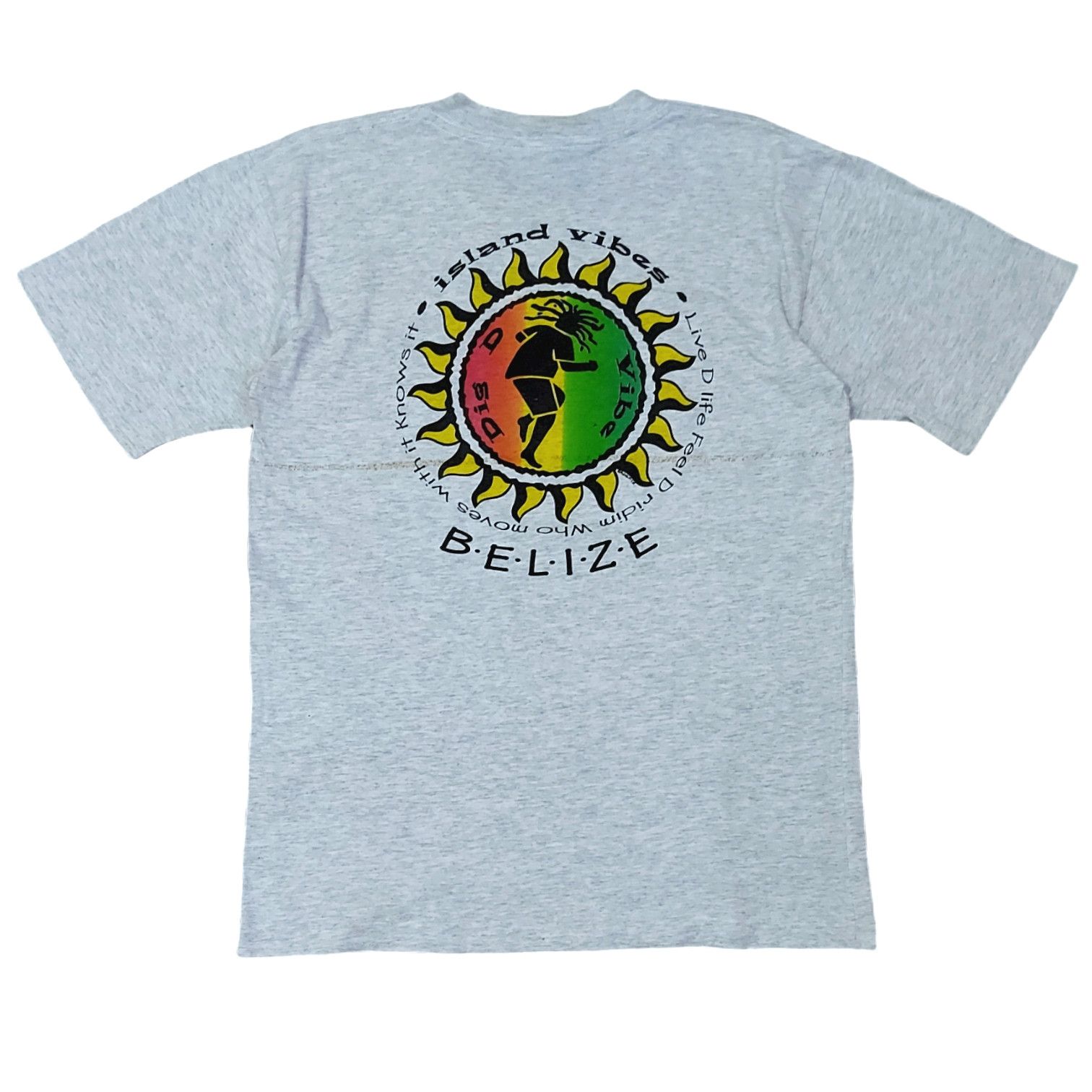 Vintage RARE! VTG 80s BELIZE "ISLAND VIBES" RASTA SINGLE STITCH Size US M / EU 48-50 / 2 - 1 Thumbnail