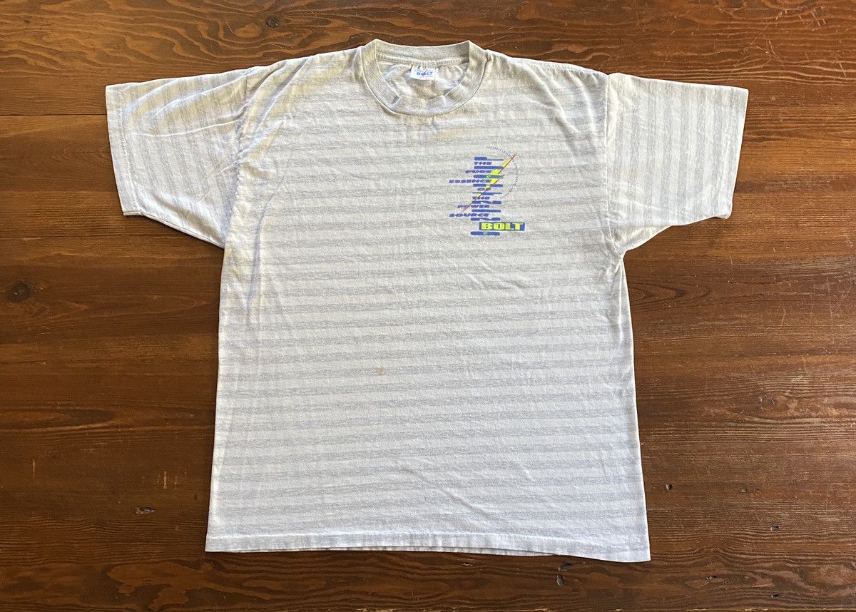Lightning Bolt Vintage 80’s Lightning Bolt Single Stitch Striped Tee Size US XL / EU 56 / 4 - 10 Thumbnail