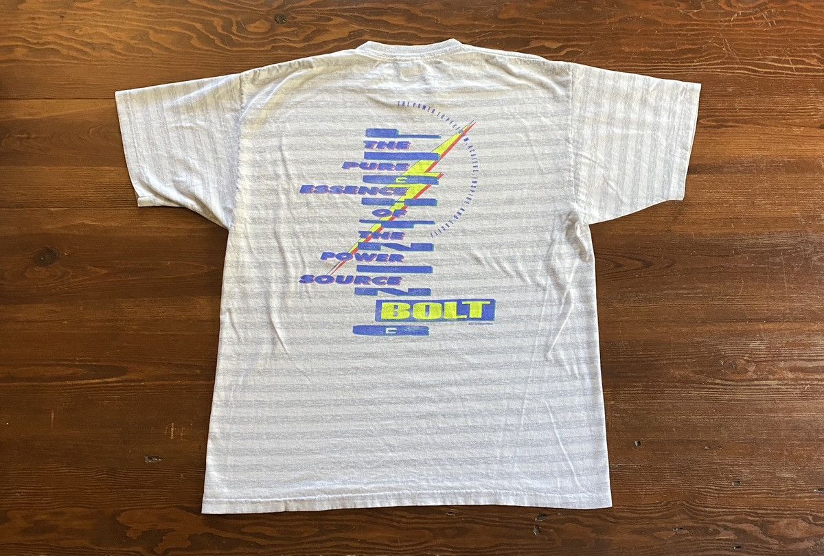 Lightning Bolt Vintage 80’s Lightning Bolt Single Stitch Striped Tee Size US XL / EU 56 / 4 - 1 Thumbnail