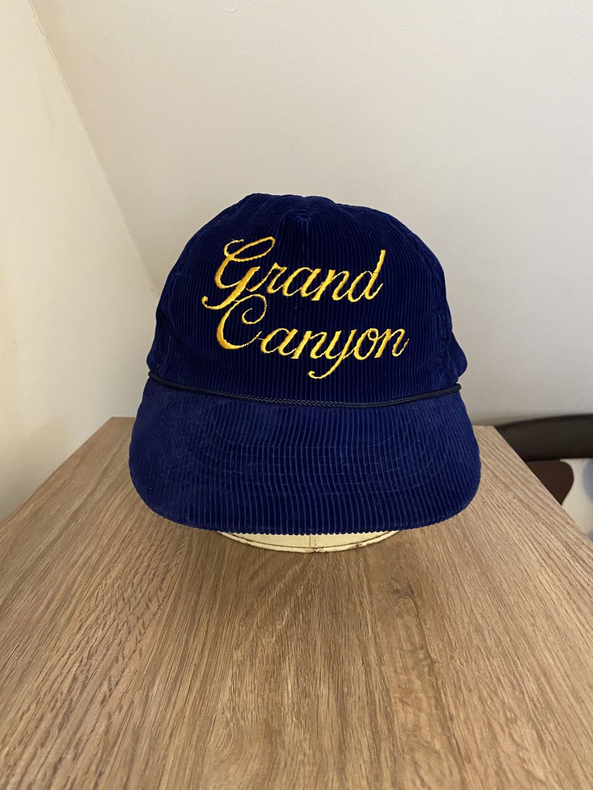 Vintage Vintage 80’s Grand Canyon Corduroy Snap Back Hat Cap Size ONE SIZE - 1 Thumbnail