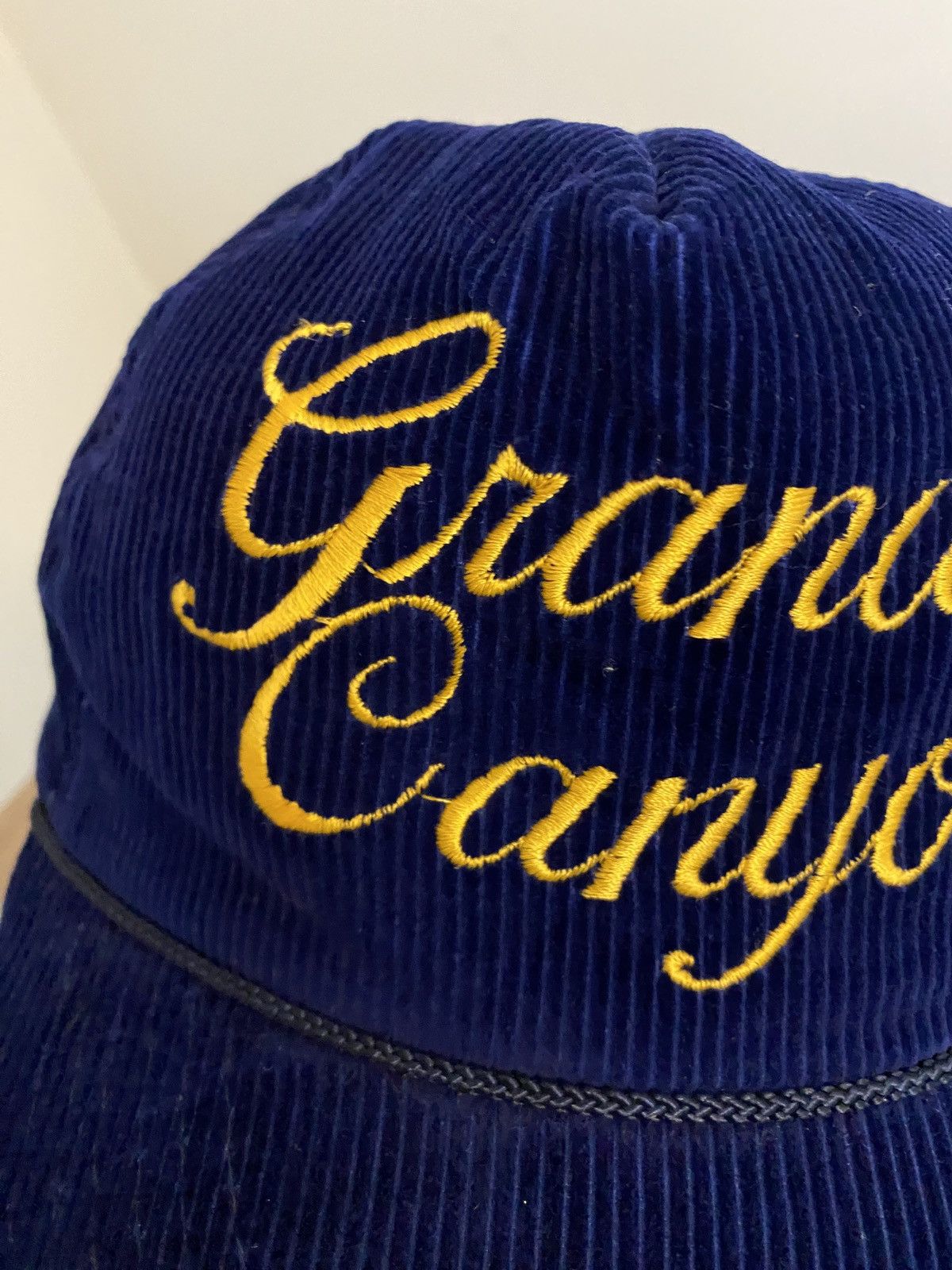 Vintage Vintage 80’s Grand Canyon Corduroy Snap Back Hat Cap Size ONE SIZE - 2 Thumbnail