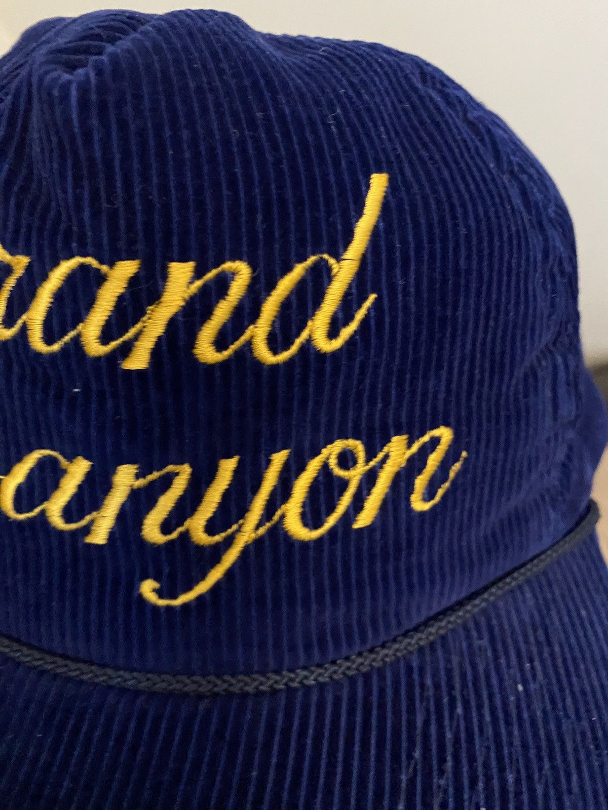 Vintage Vintage 80’s Grand Canyon Corduroy Snap Back Hat Cap Size ONE SIZE - 3 Thumbnail