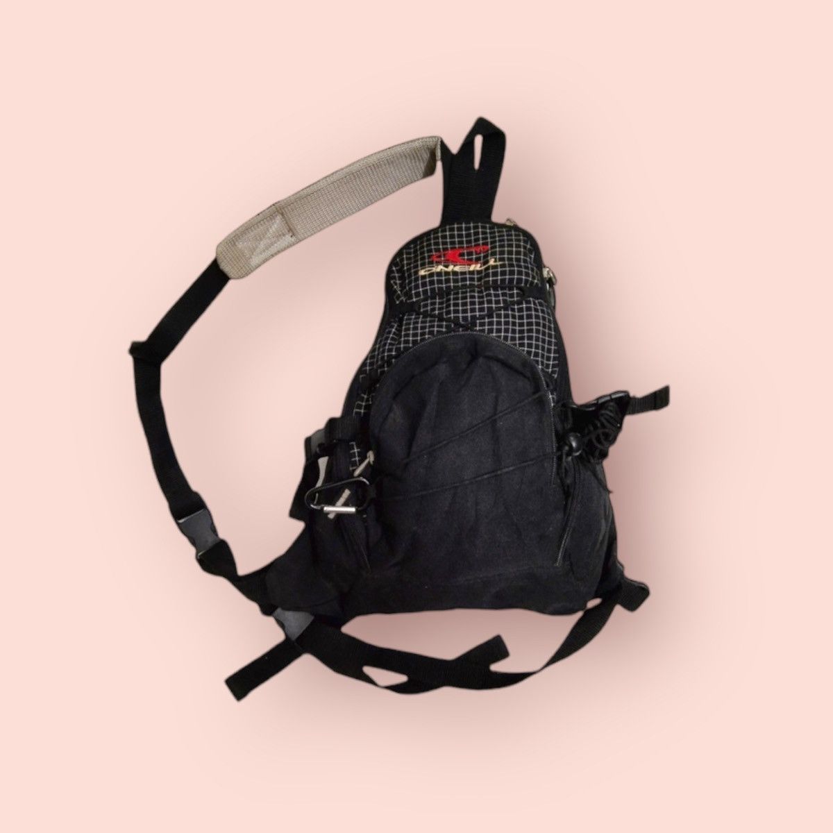 image of Oneill x Oneills Vintage O'neill Tri-Harness Bodybag in Black, Men's