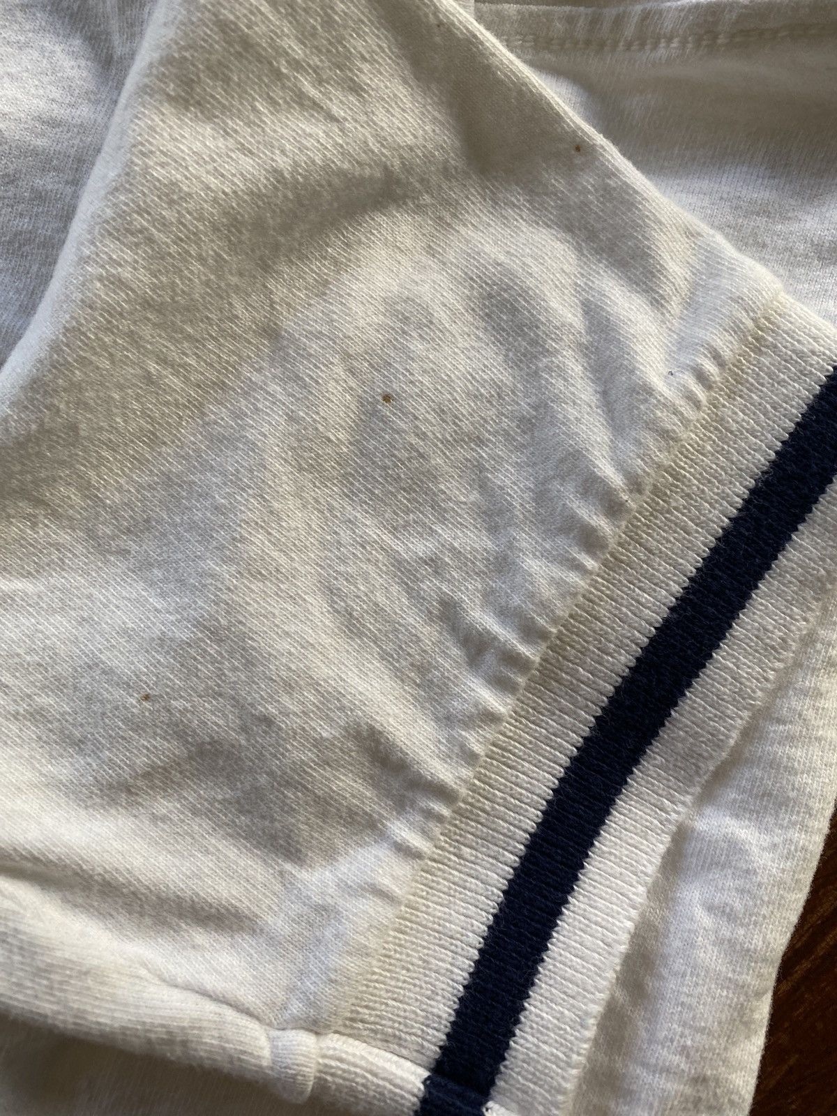 New York Yankees Vintage 1994 90s New York Yankees V-Neck Ringer Tee Size US XXS / EU 40 - 16 Thumbnail