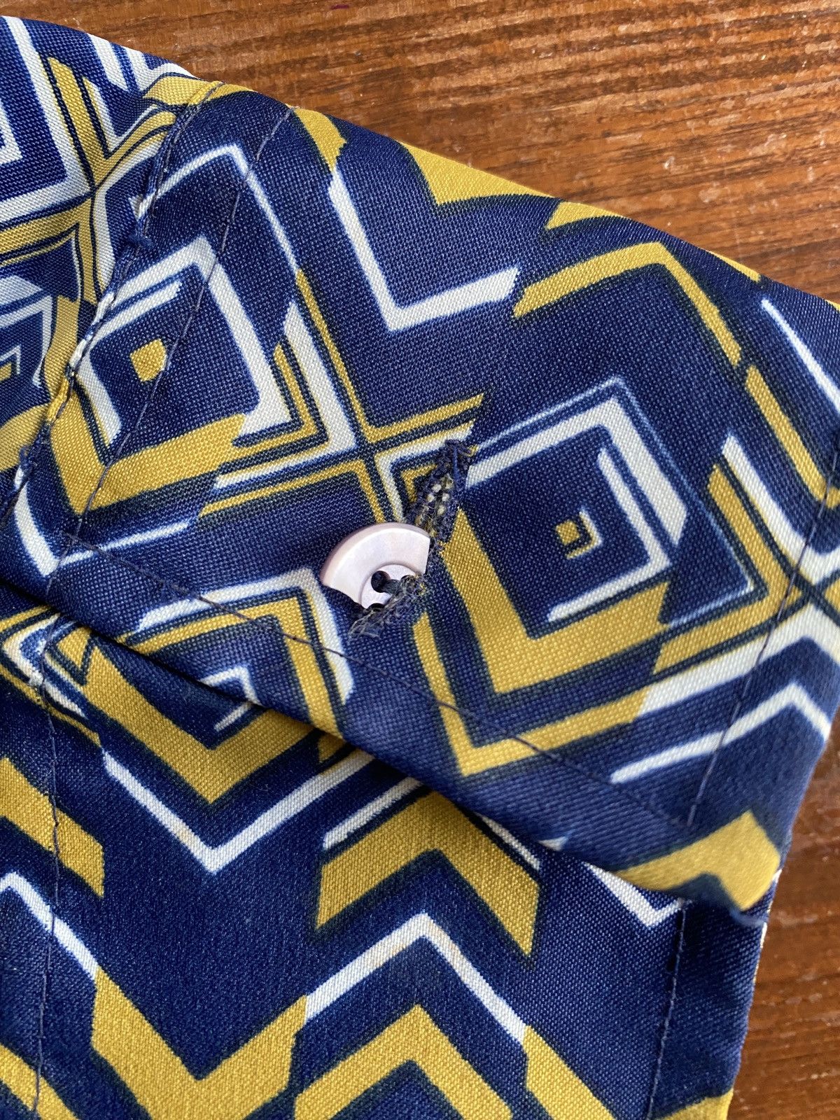 Retrofit Vintage 70’s Kmart Abstract Stripes Long Sleeve Button Up Size US L / EU 52-54 / 3 - 13 Thumbnail