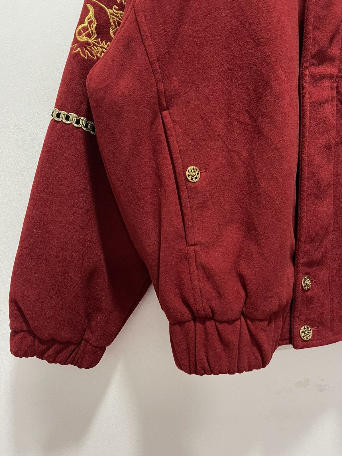 Japanese Brand VINTAGE FARNESE BIG LOGO JAPAN DESIGN BOMBER JACKET Size US L / EU 52-54 / 3 - 11 Thumbnail