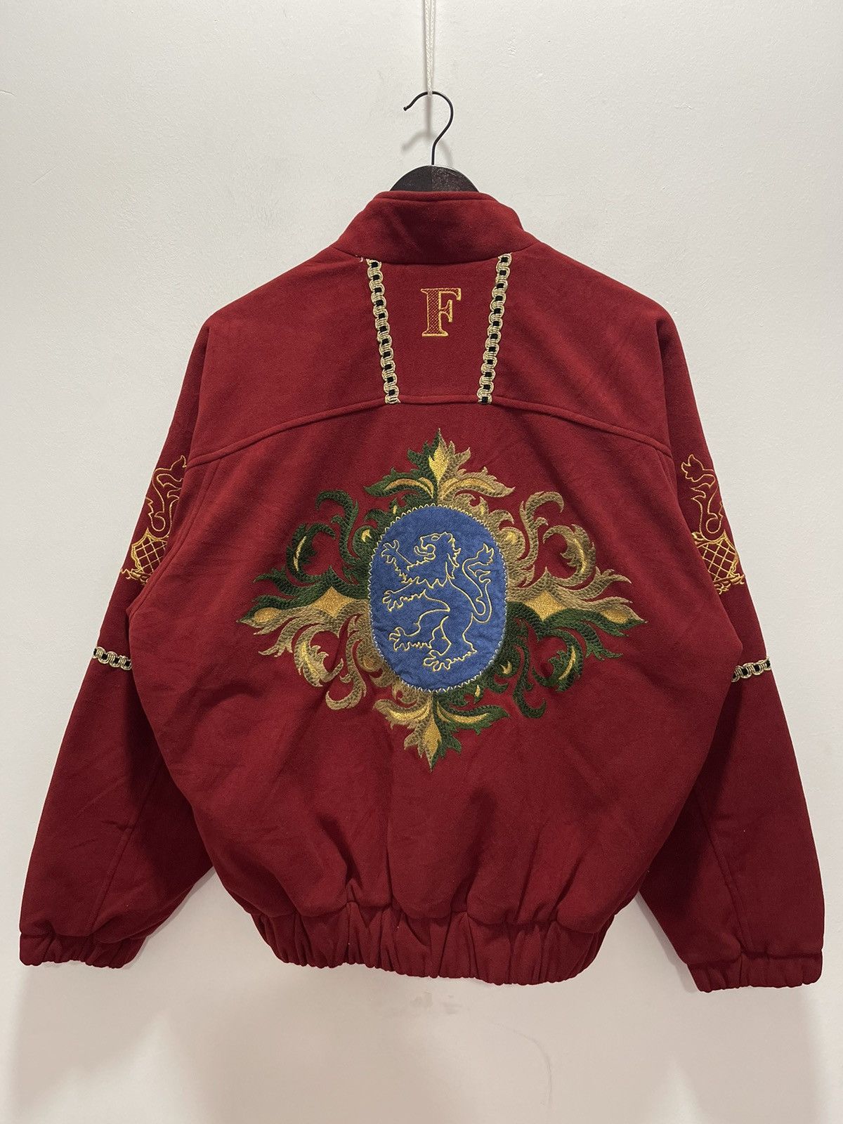 Japanese Brand VINTAGE FARNESE BIG LOGO JAPAN DESIGN BOMBER JACKET Size US L / EU 52-54 / 3 - 1 Thumbnail