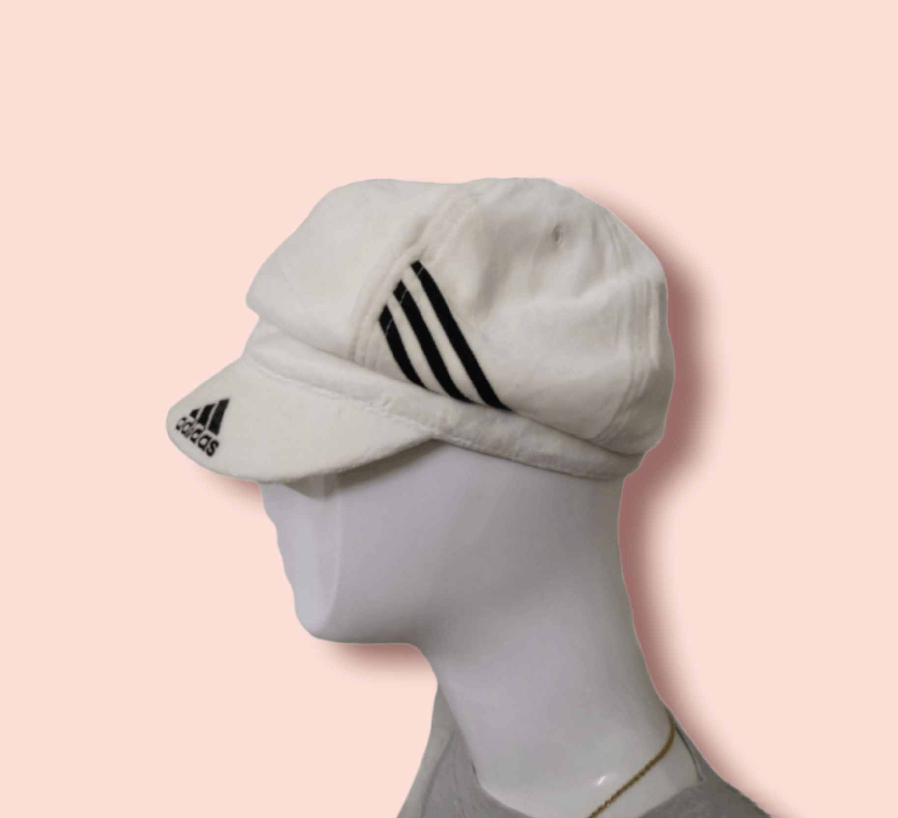 image of Adidas Golf Newsboy Hat in White, Men's