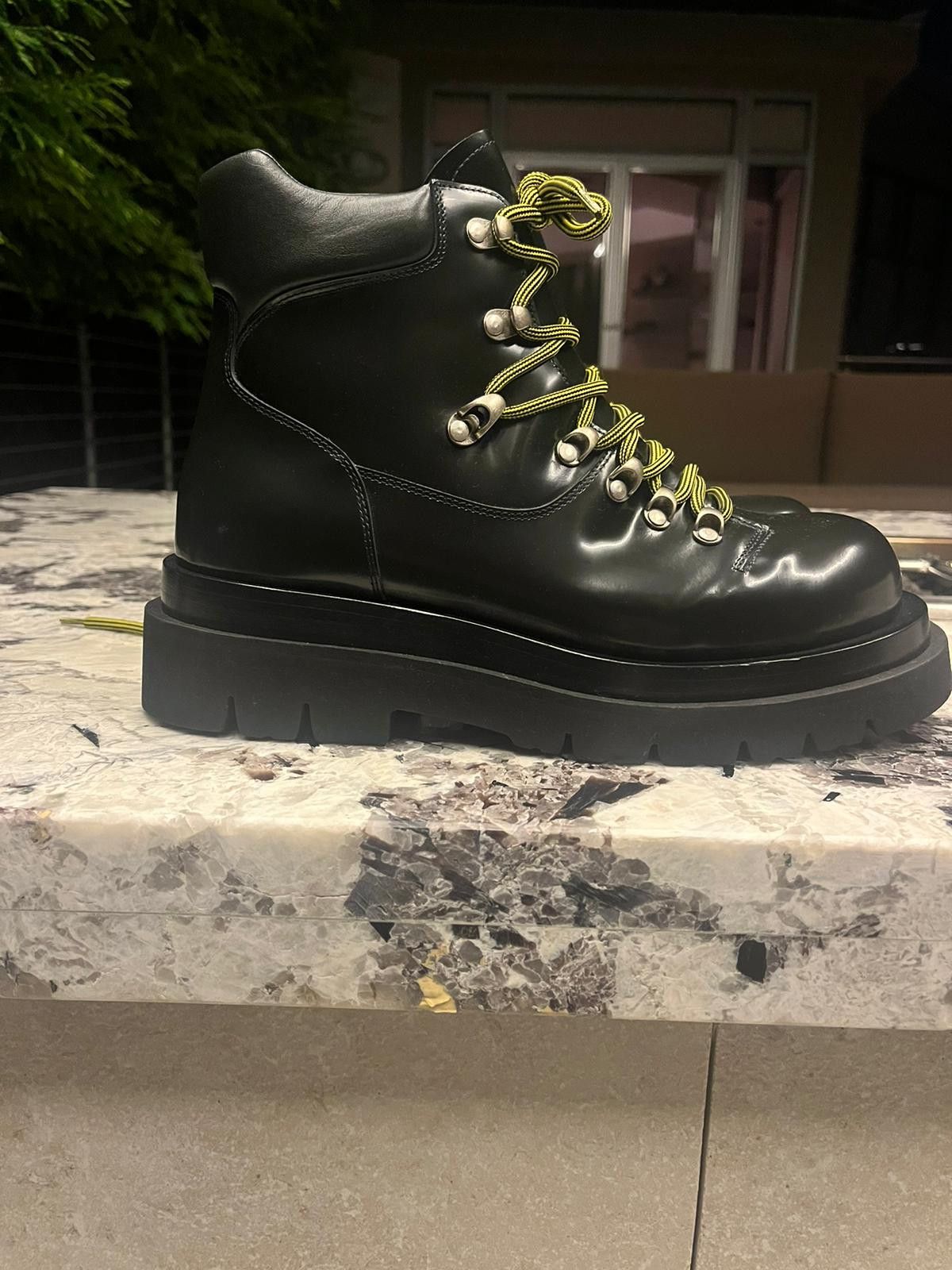 Bottega Veneta Hiking Lug Boots in Dark Green | Grailed