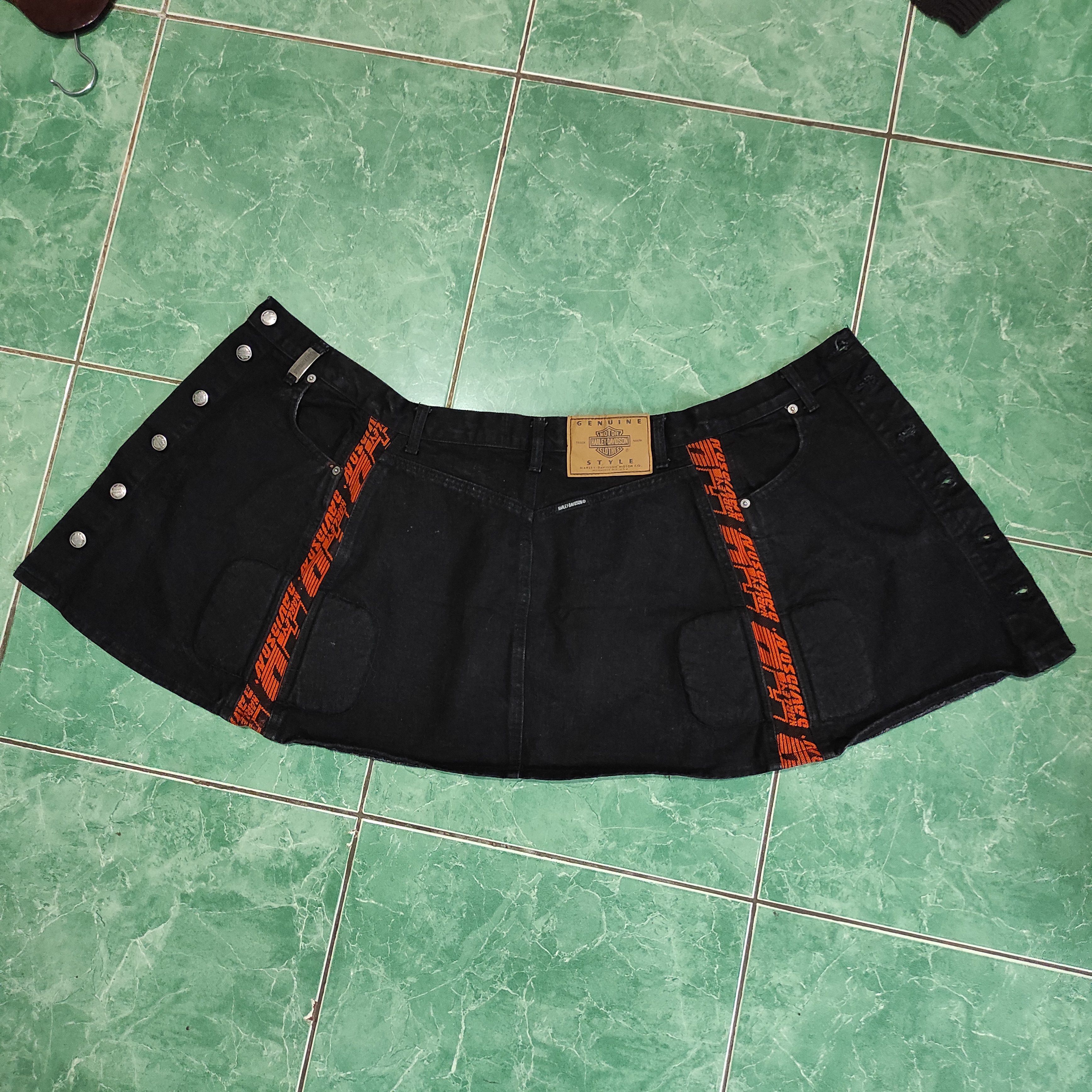 Harley Davidson Harley Davidson Skirt jeans Size 26" / US 2 / IT 38 - 14 Thumbnail