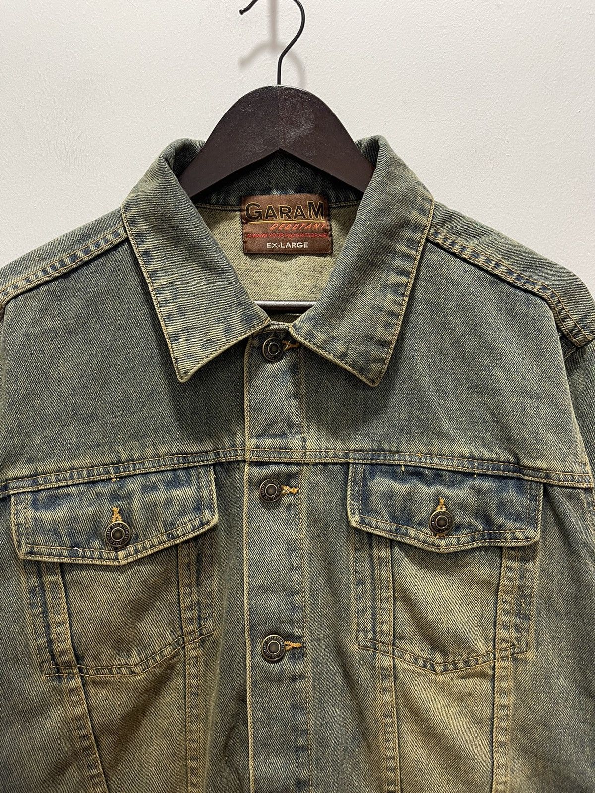 Japanese Brand × Vintage VINTAGE TRUCKER JAPAN STYLE DISTRESSED DENIM JACKET Size US L / EU 52-54 / 3 - 2 Thumbnail