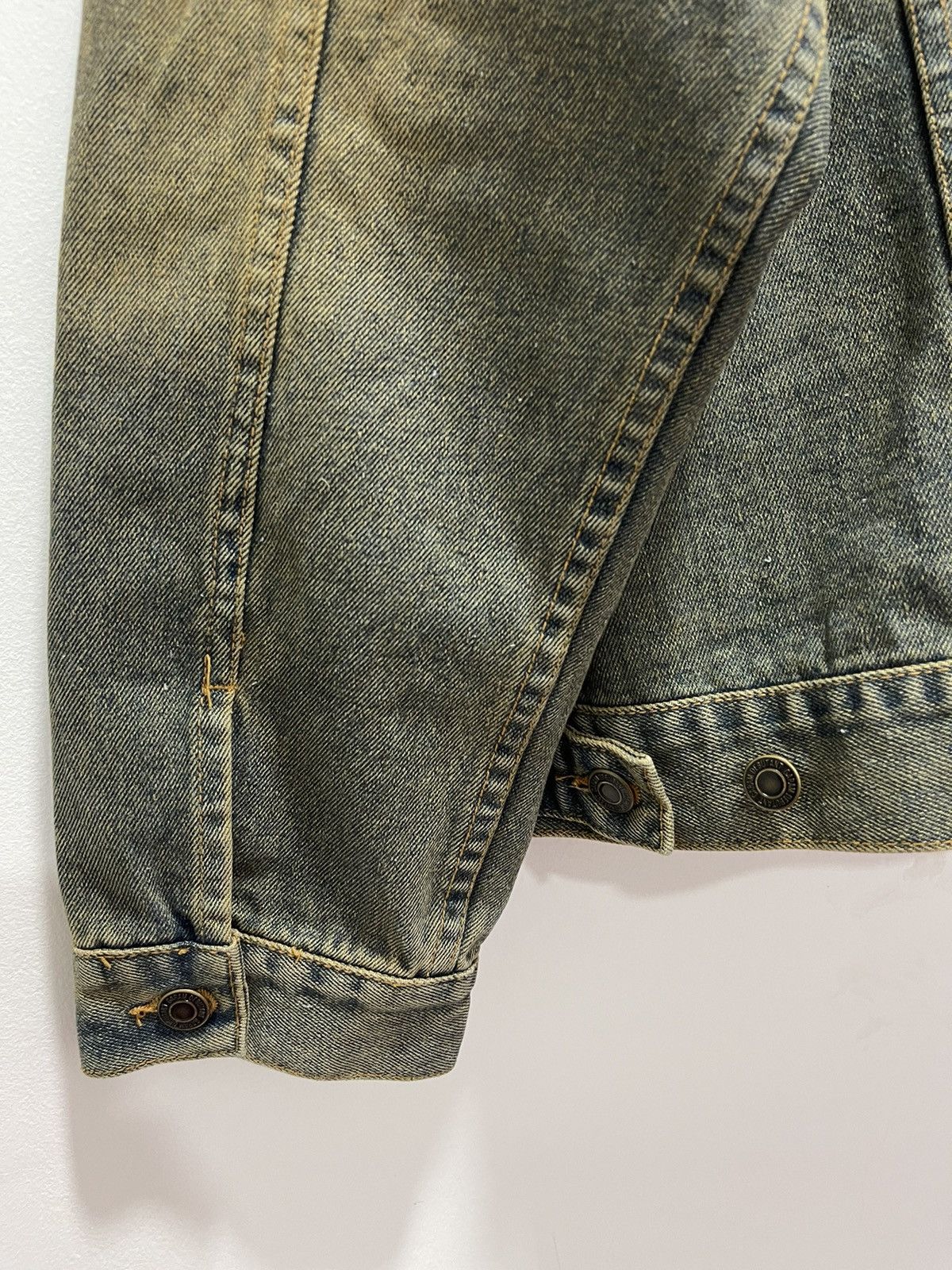 Japanese Brand × Vintage VINTAGE TRUCKER JAPAN STYLE DISTRESSED DENIM JACKET Size US L / EU 52-54 / 3 - 9 Thumbnail