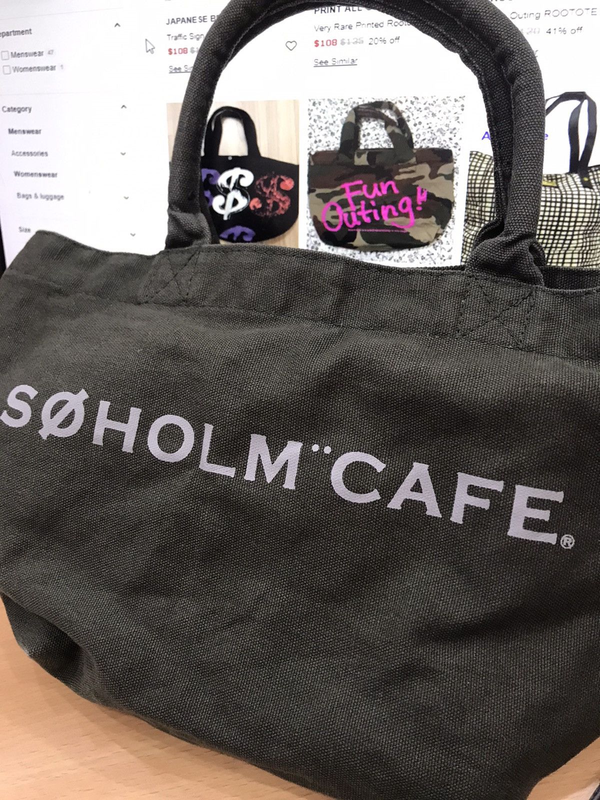 ROOTOTE Rootote SØHOLM CAFE Small Tote Bag Size ONE SIZE - 2 Thumbnail