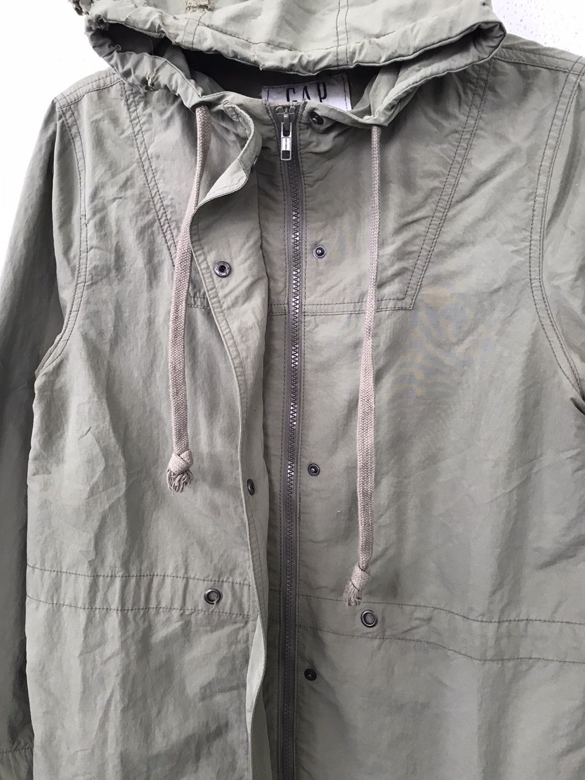 Gap Vintage 🔥 GAP Military Style Long Jacket Size M / US 6-8 / IT 42-44 - 7 Thumbnail
