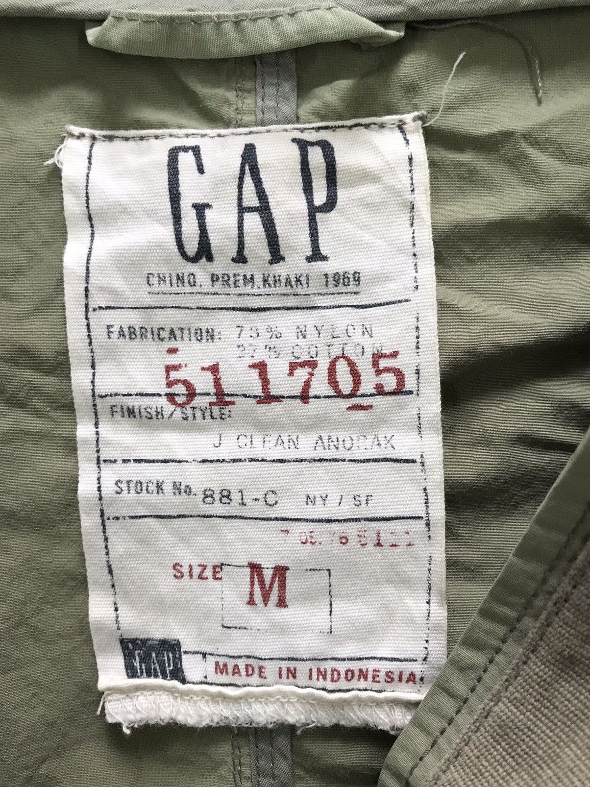 Gap Vintage 🔥 GAP Military Style Long Jacket Size M / US 6-8 / IT 42-44 - 12 Thumbnail