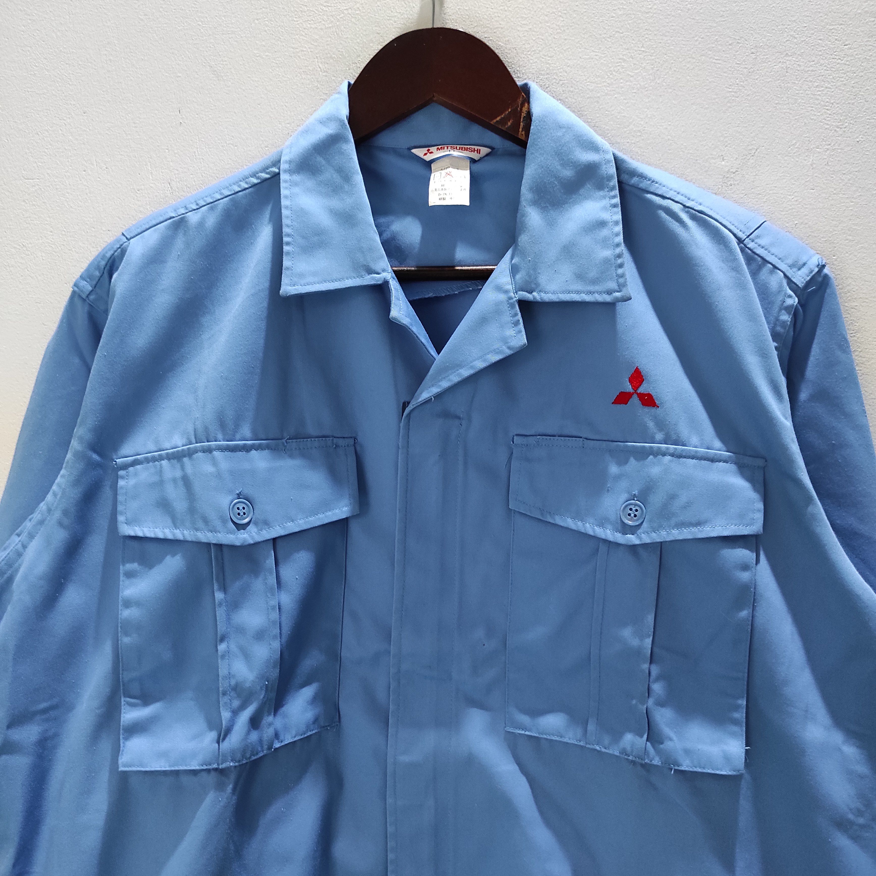 Sports Specialties Vintage Mitsubishi Work Shirt button up Size US L / EU 52-54 / 3 - 2 Thumbnail