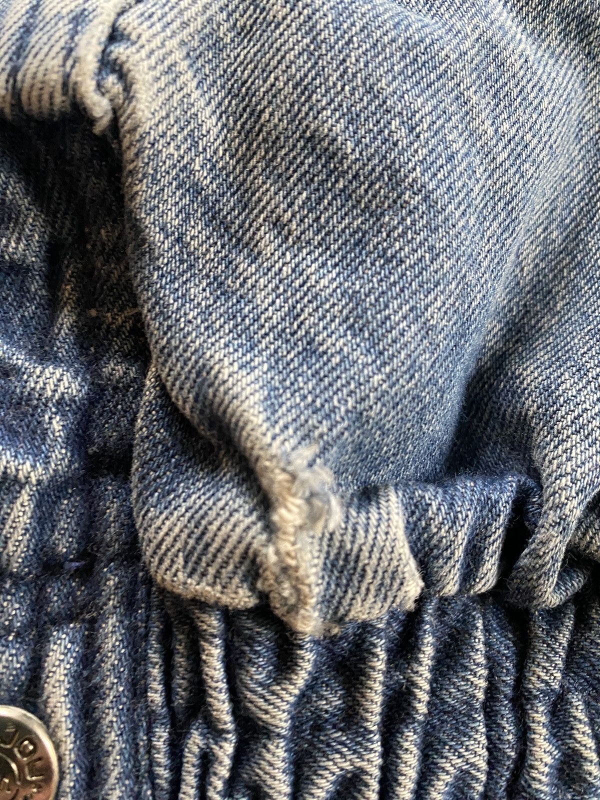 Vintage Vintage 80’s Jou Jou Women’s Denim Jean Jacket Size S / US 4 / IT 40 - 7 Thumbnail