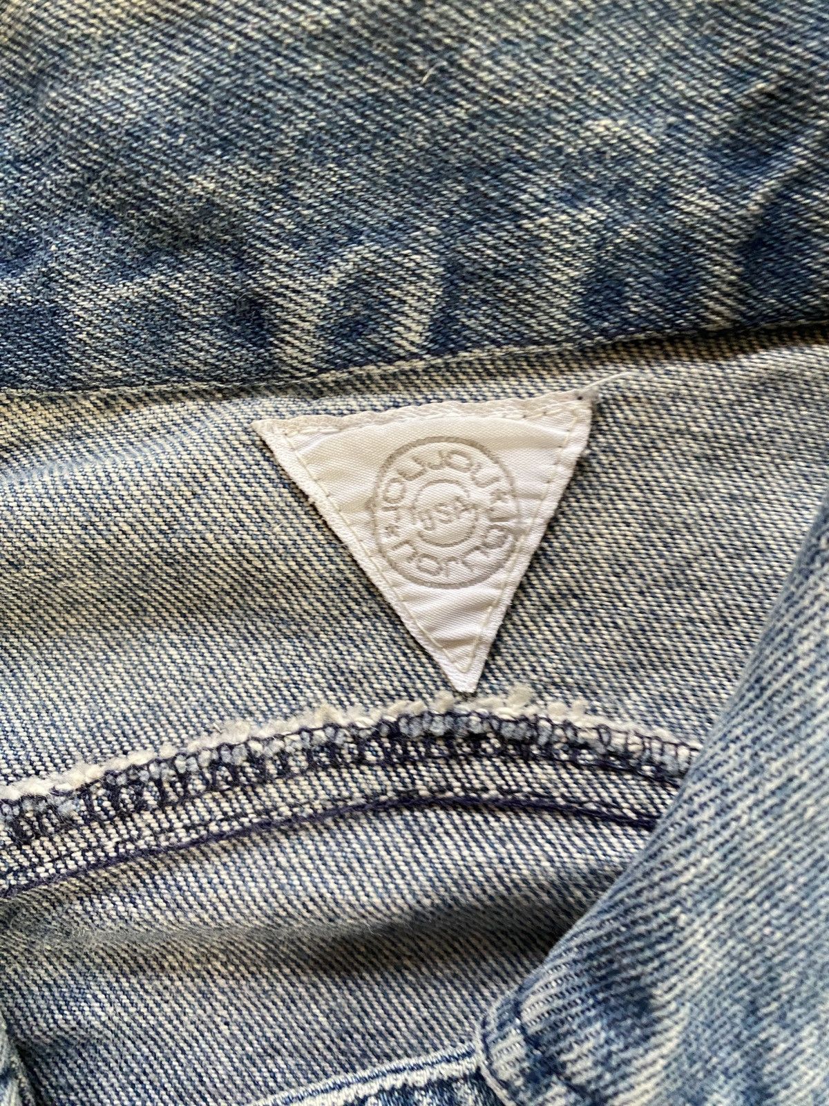 Vintage Vintage 80’s Jou Jou Women’s Denim Jean Jacket Size S / US 4 / IT 40 - 8 Thumbnail