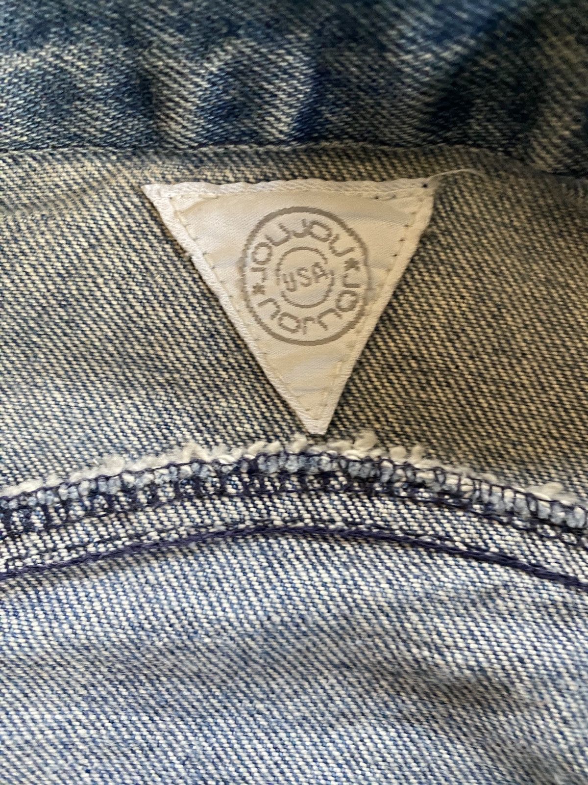 Vintage Vintage 80’s Jou Jou Women’s Denim Jean Jacket Size S / US 4 / IT 40 - 15 Thumbnail