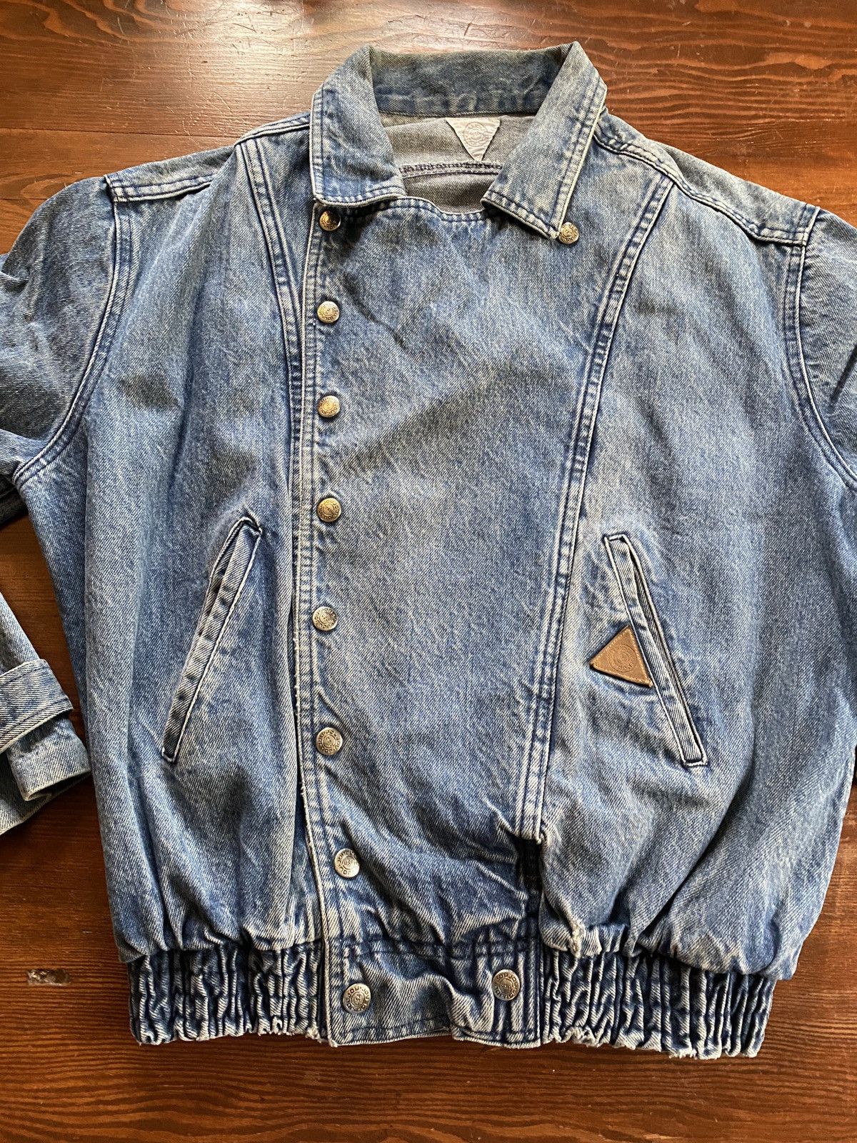 Vintage Vintage 80’s Jou Jou Women’s Denim Jean Jacket Size S / US 4 / IT 40 - 3 Thumbnail