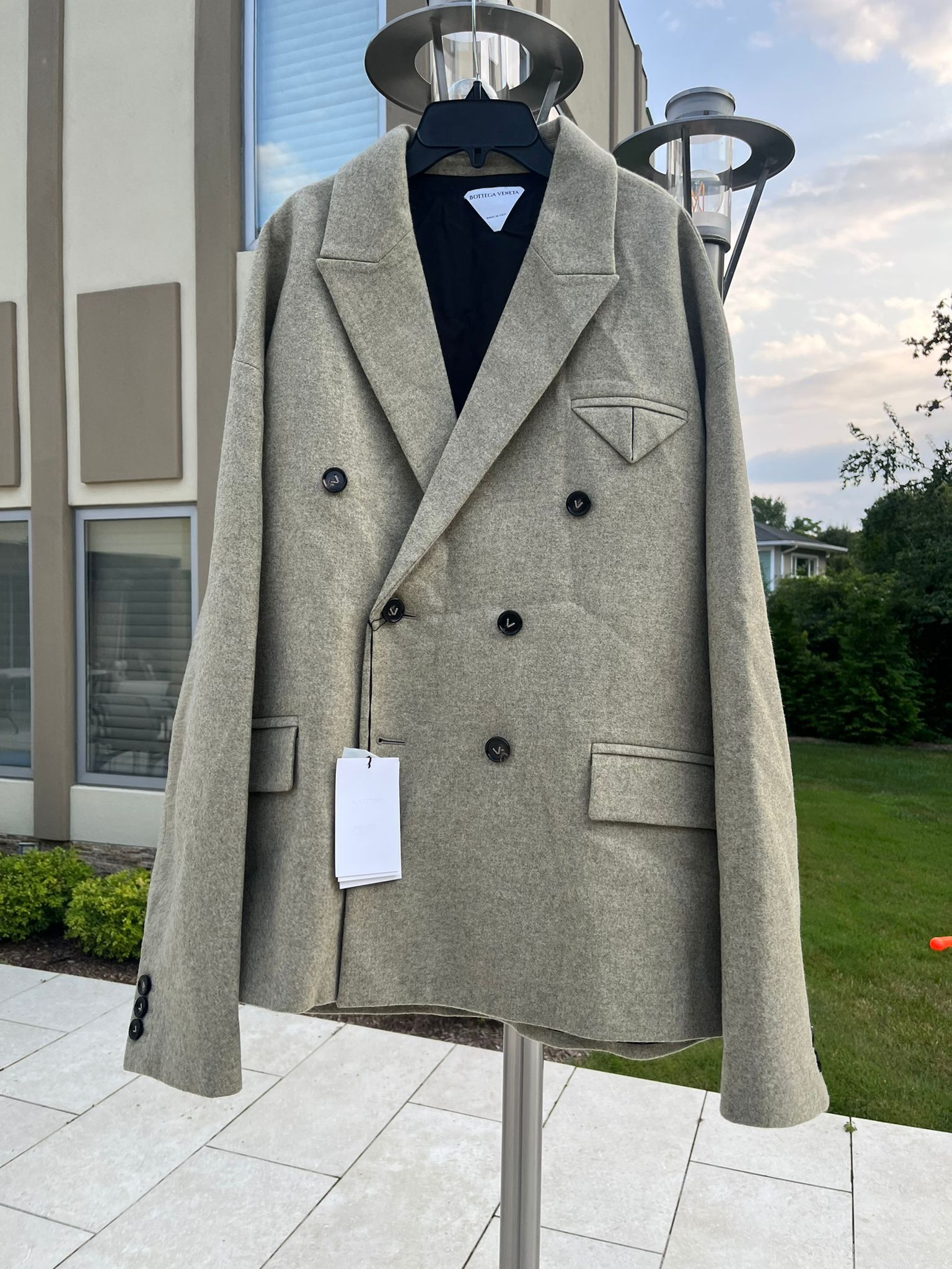 Bottega Veneta Military Flannel Jacket in Chameleon Size US L / EU 52-54 / 3 - 2 Thumbnail