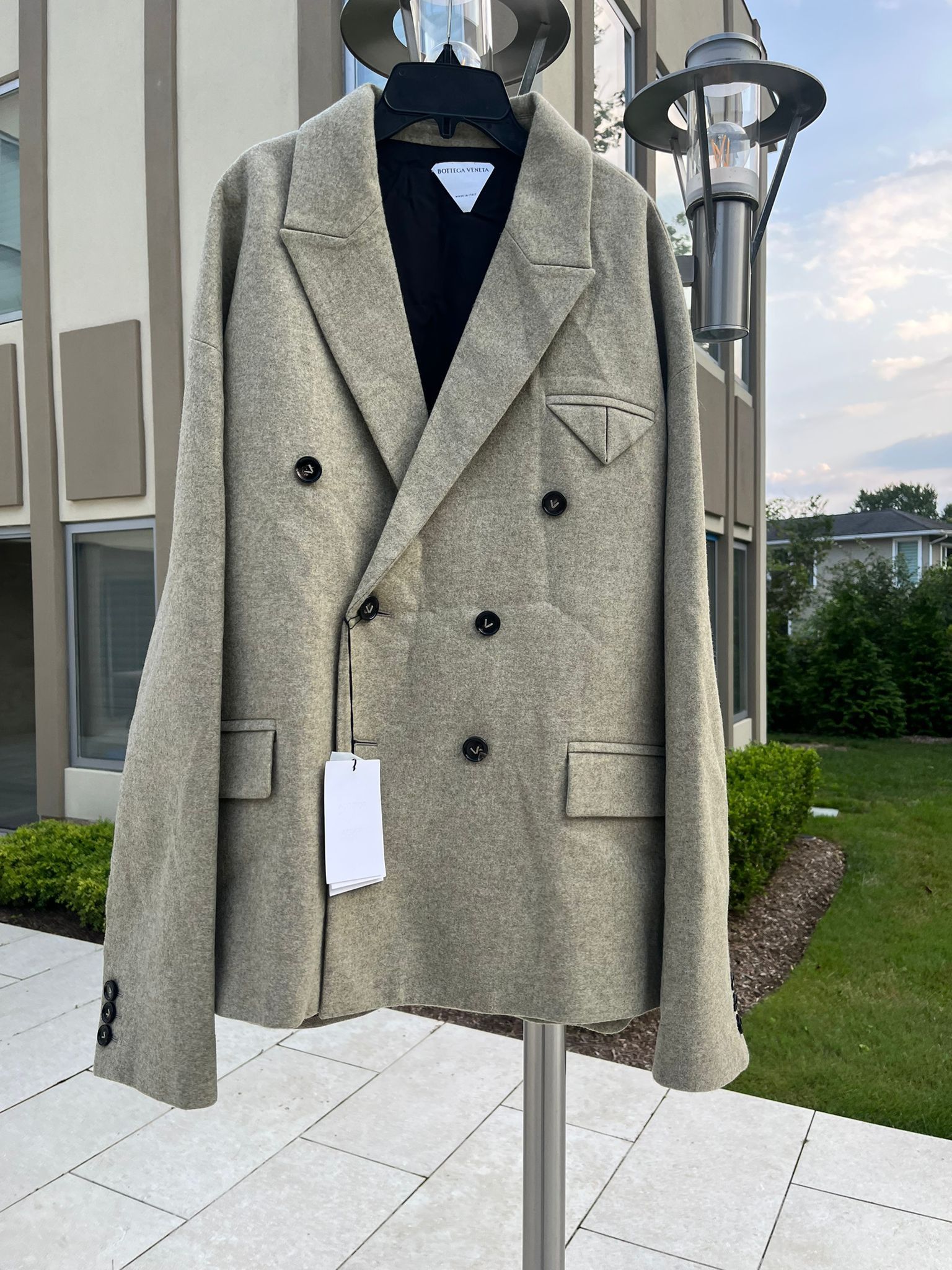 Bottega Veneta Military Flannel Jacket in Chameleon Size US L / EU 52-54 / 3 - 4 Thumbnail