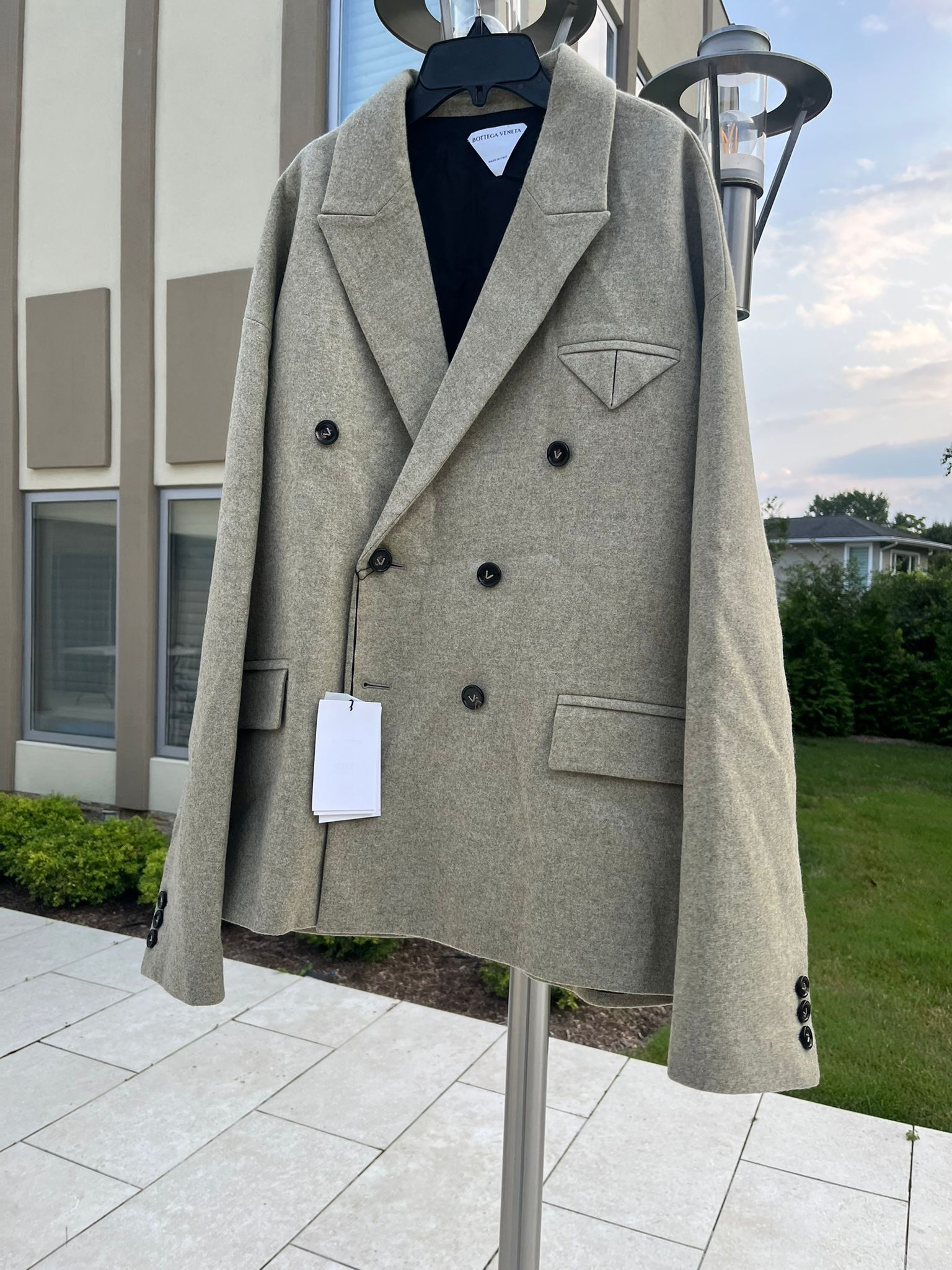 Bottega Veneta Military Flannel Jacket in Chameleon Size US L / EU 52-54 / 3 - 5 Thumbnail
