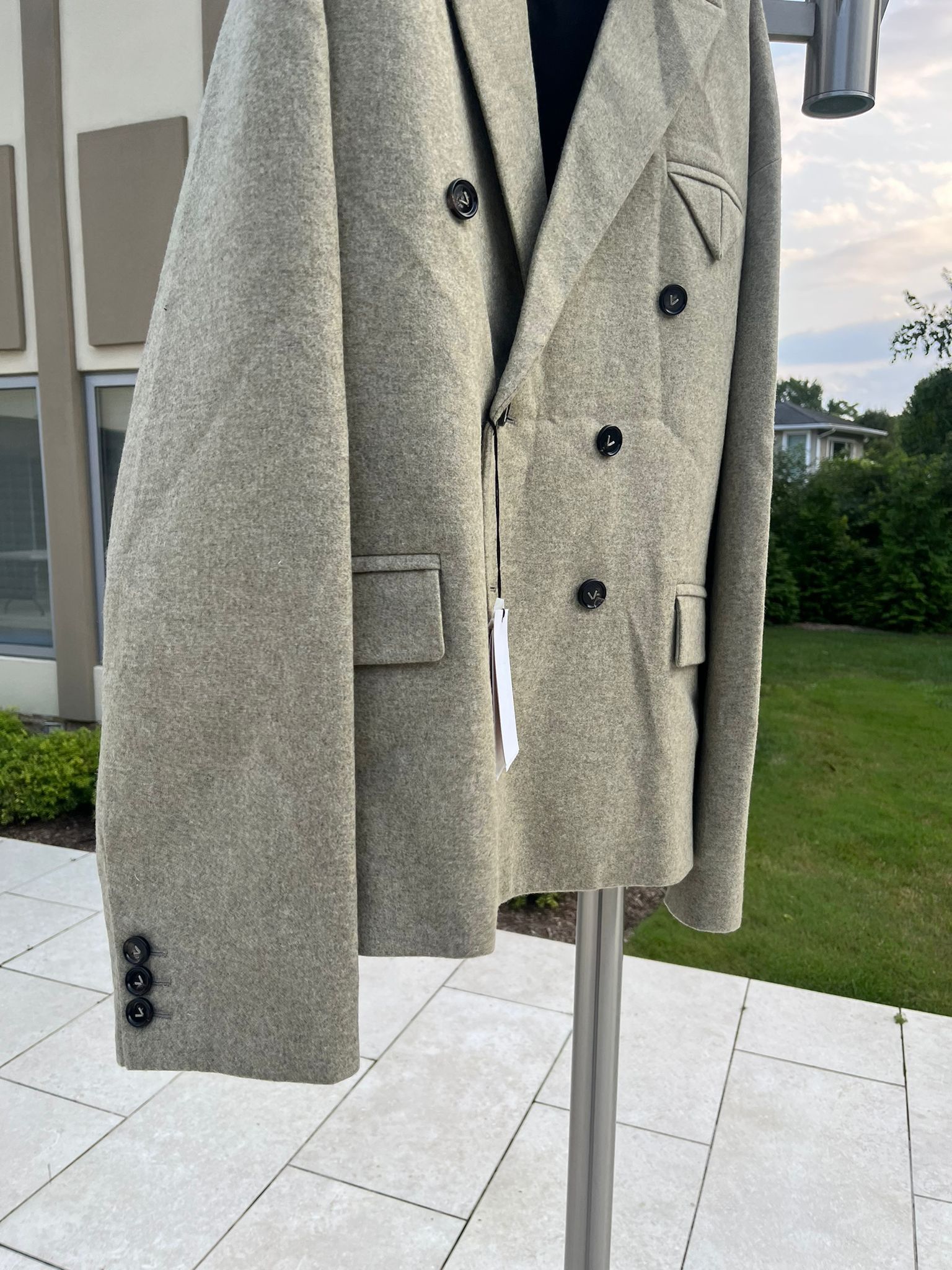 Bottega Veneta Military Flannel Jacket in Chameleon Size US L / EU 52-54 / 3 - 7 Thumbnail
