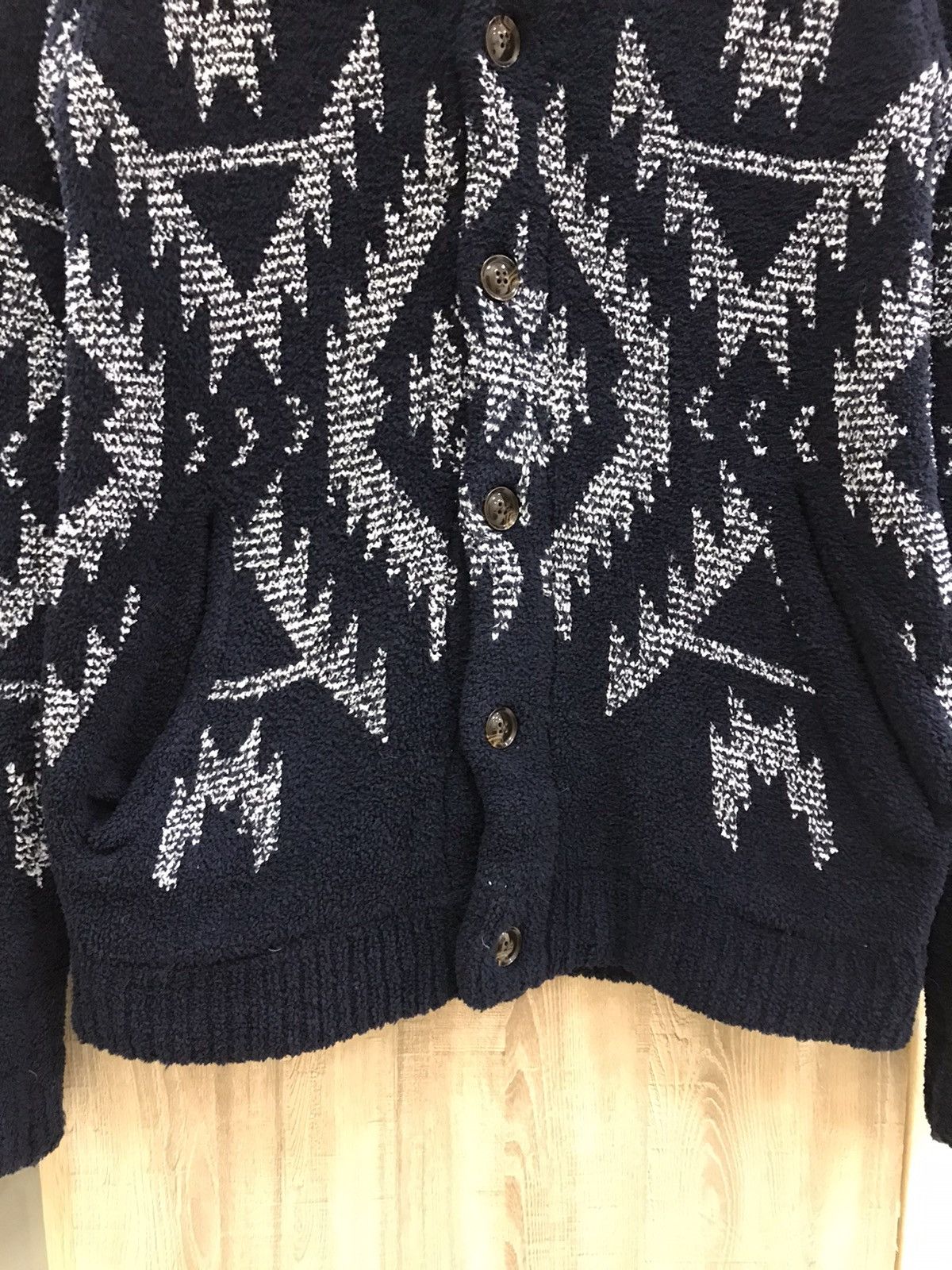 Homespun Knitwear Joan Native Vintage Cardigan Size US L / EU 52-54 / 3 - 8 Thumbnail