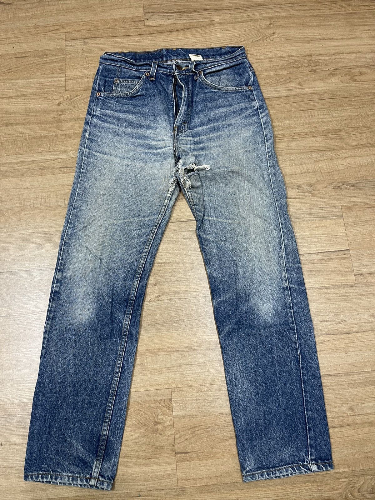 Vintage Distressed Levis 505 Jeans