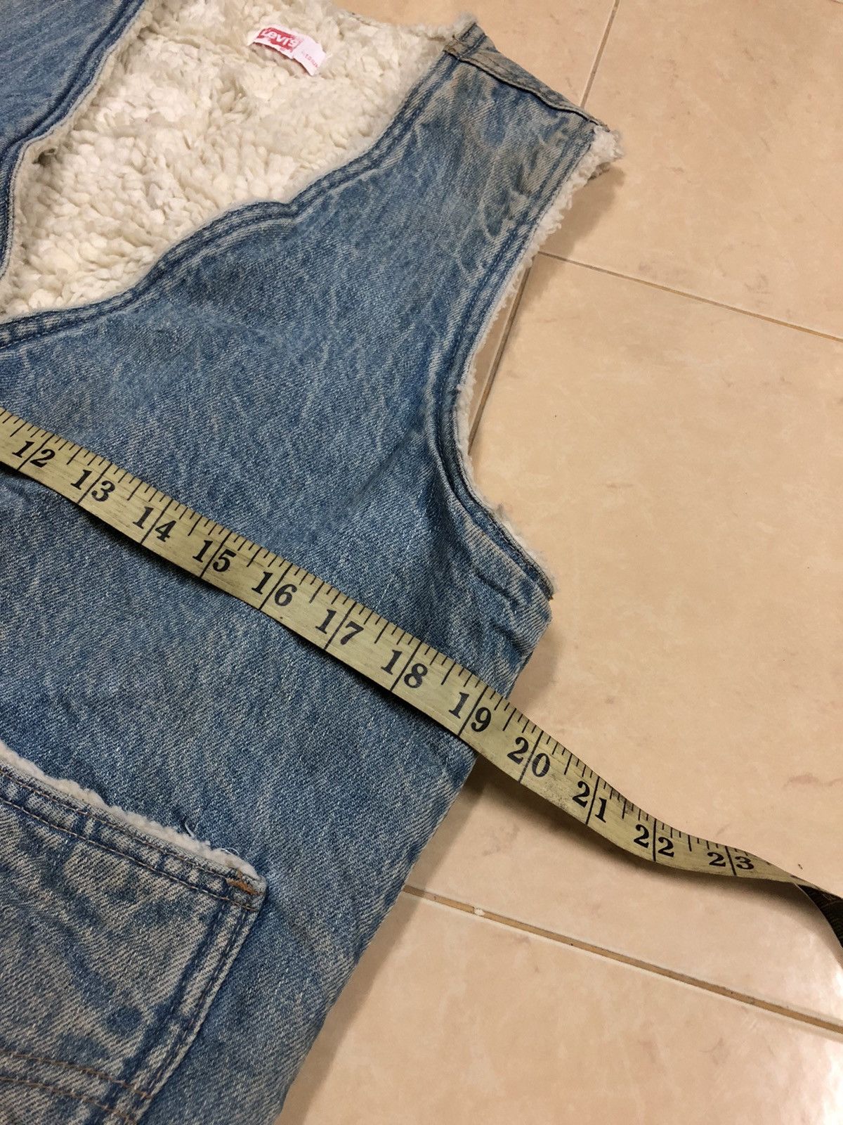 Levi's × Levi's Vintage Clothing × Vintage Vintage Made in USA Levis Denim Vest Size US M / EU 48-50 / 2 - 7 Thumbnail