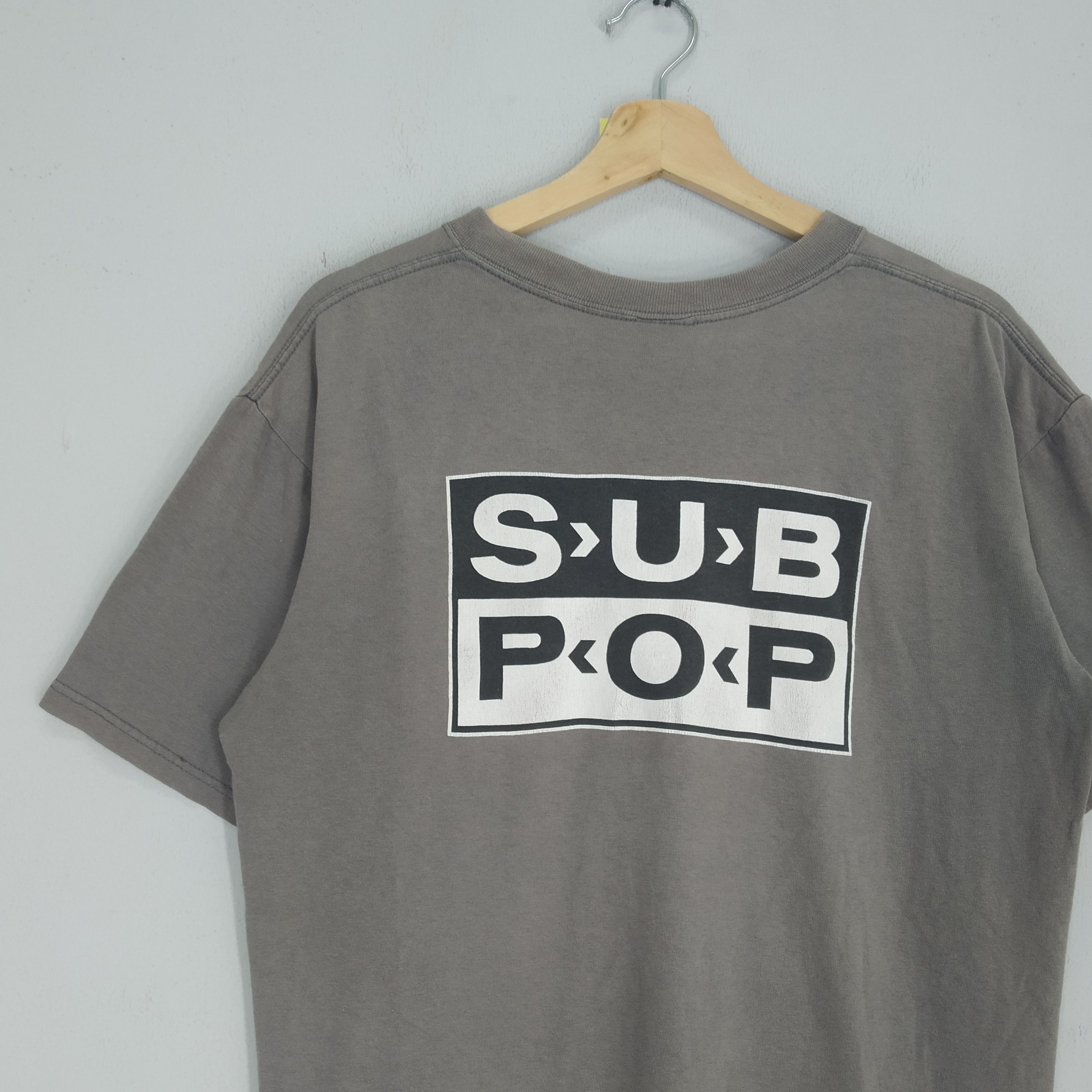 Band Tees × Vintage Vintage Y2K Sub Pop Unemployed Band Music Grunge Promo Shirt Size US L / EU 52-54 / 3 - 4 Thumbnail