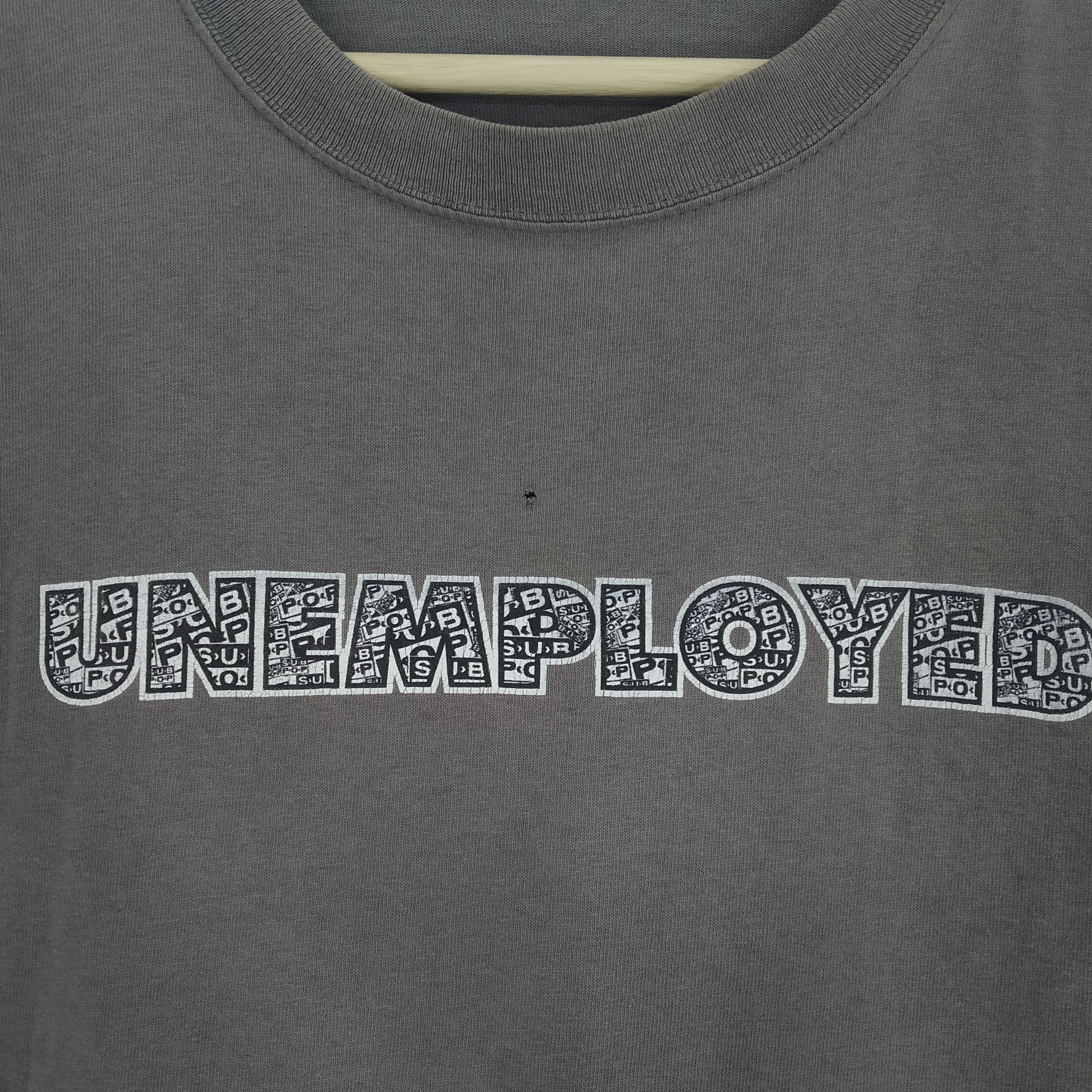 Band Tees × Vintage Vintage Y2K Sub Pop Unemployed Band Music Grunge Promo Shirt Size US L / EU 52-54 / 3 - 5 Thumbnail
