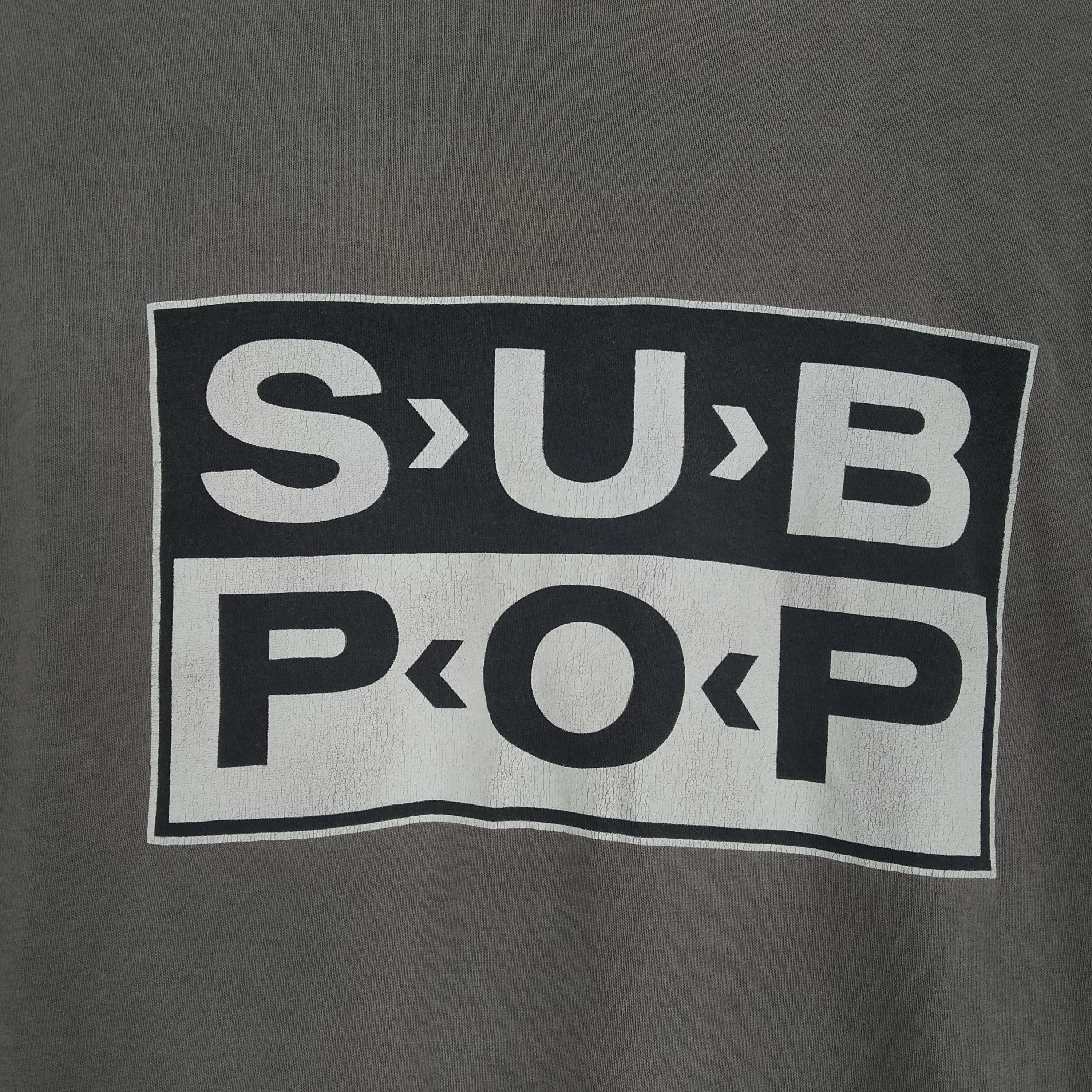 Band Tees × Vintage Vintage Y2K Sub Pop Unemployed Band Music Grunge Promo Shirt Size US L / EU 52-54 / 3 - 6 Thumbnail