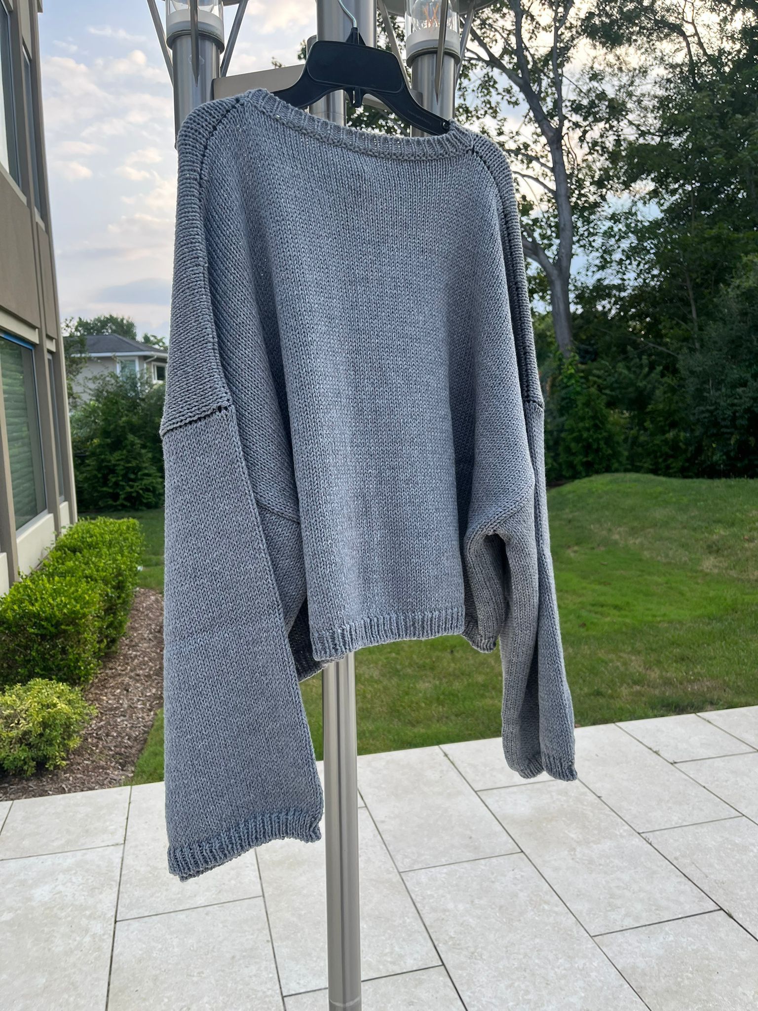Raf Simons RS Intarsia Knit Logo Sweater in Grey Size US S / EU 44-46 / 1 - 16 Thumbnail