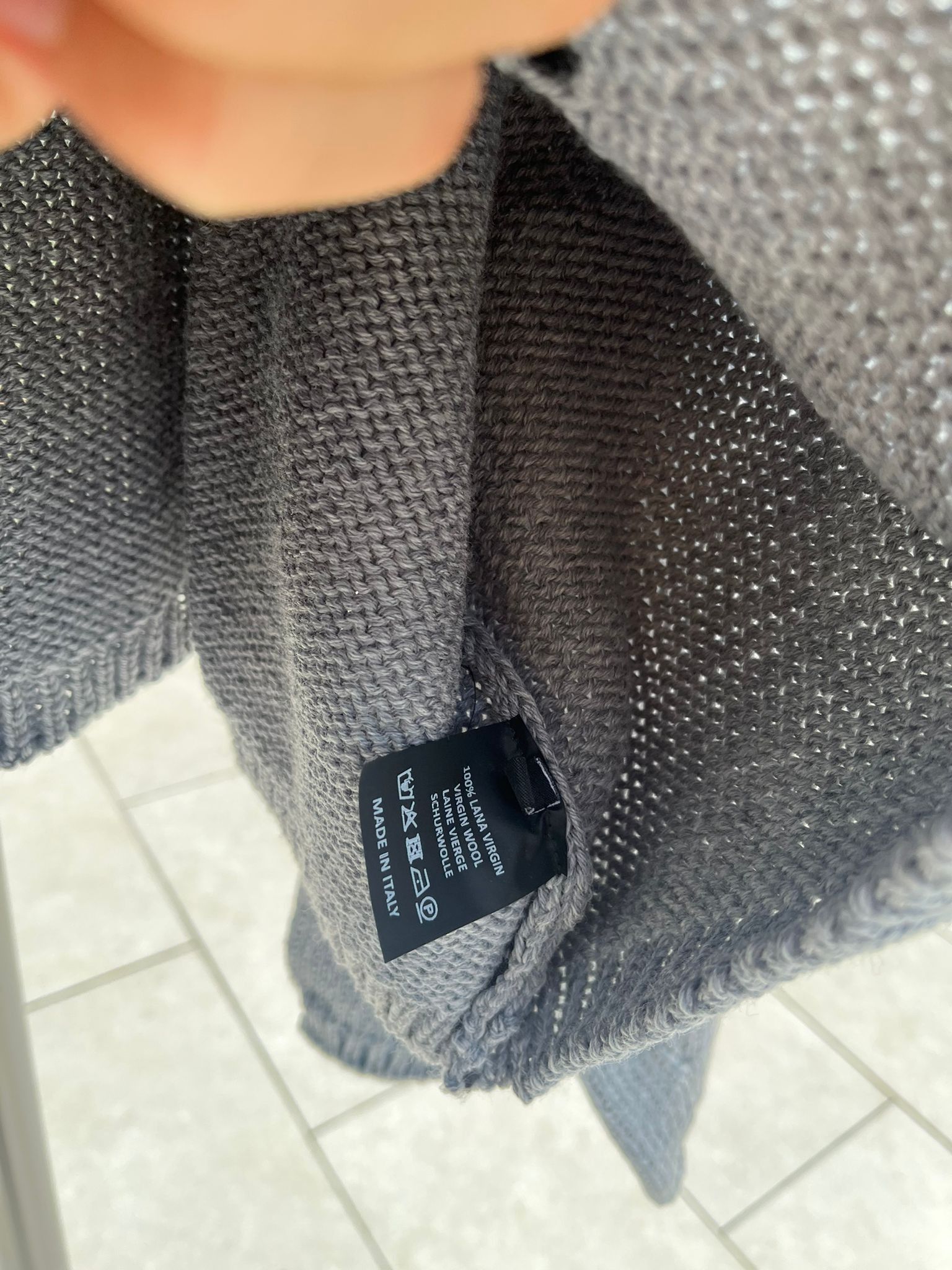 Raf Simons RS Intarsia Knit Logo Sweater in Grey Size US S / EU 44-46 / 1 - 15 Thumbnail
