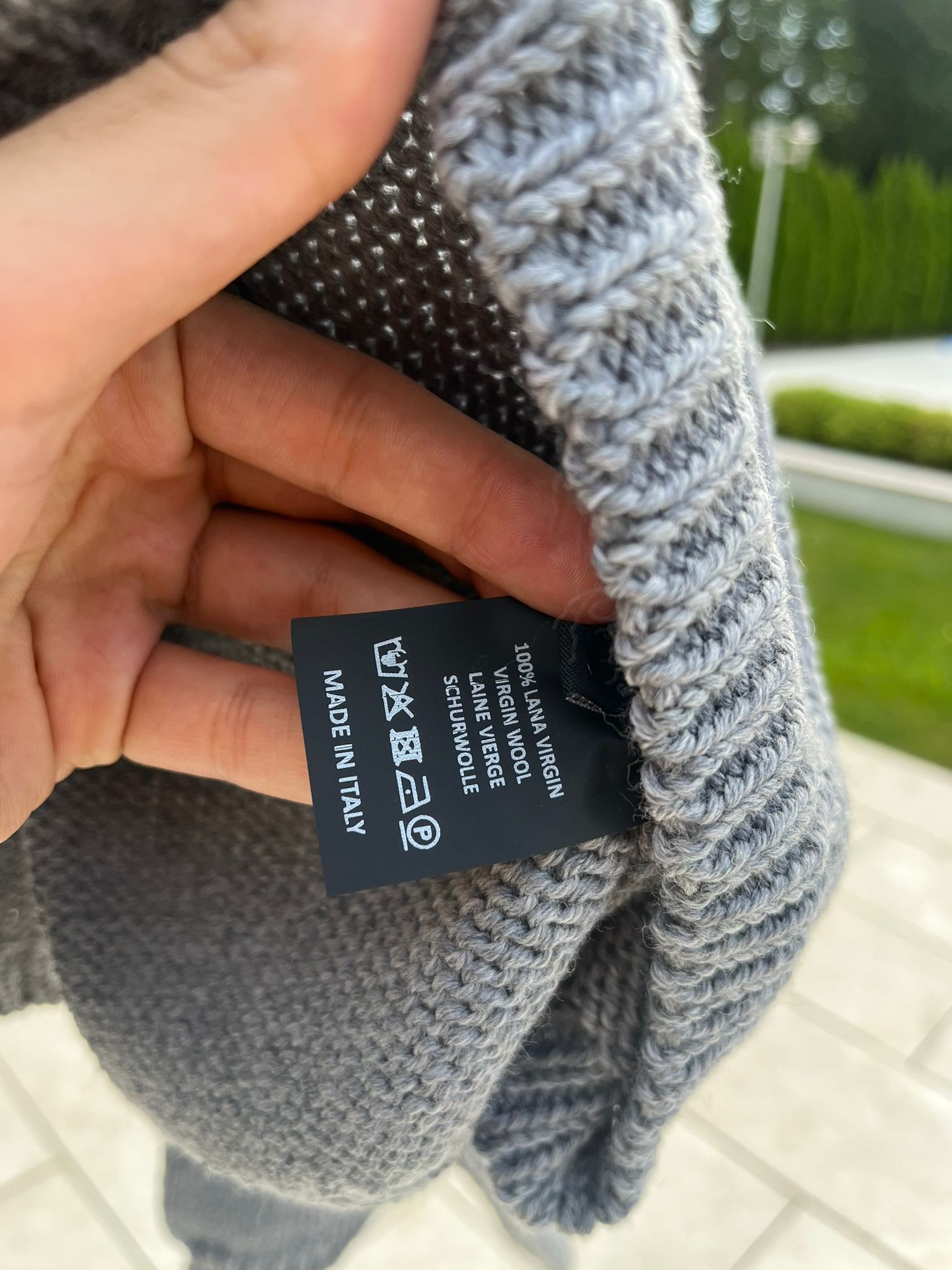 Raf Simons RS Intarsia Knit Logo Sweater in Grey Size US S / EU 44-46 / 1 - 13 Thumbnail