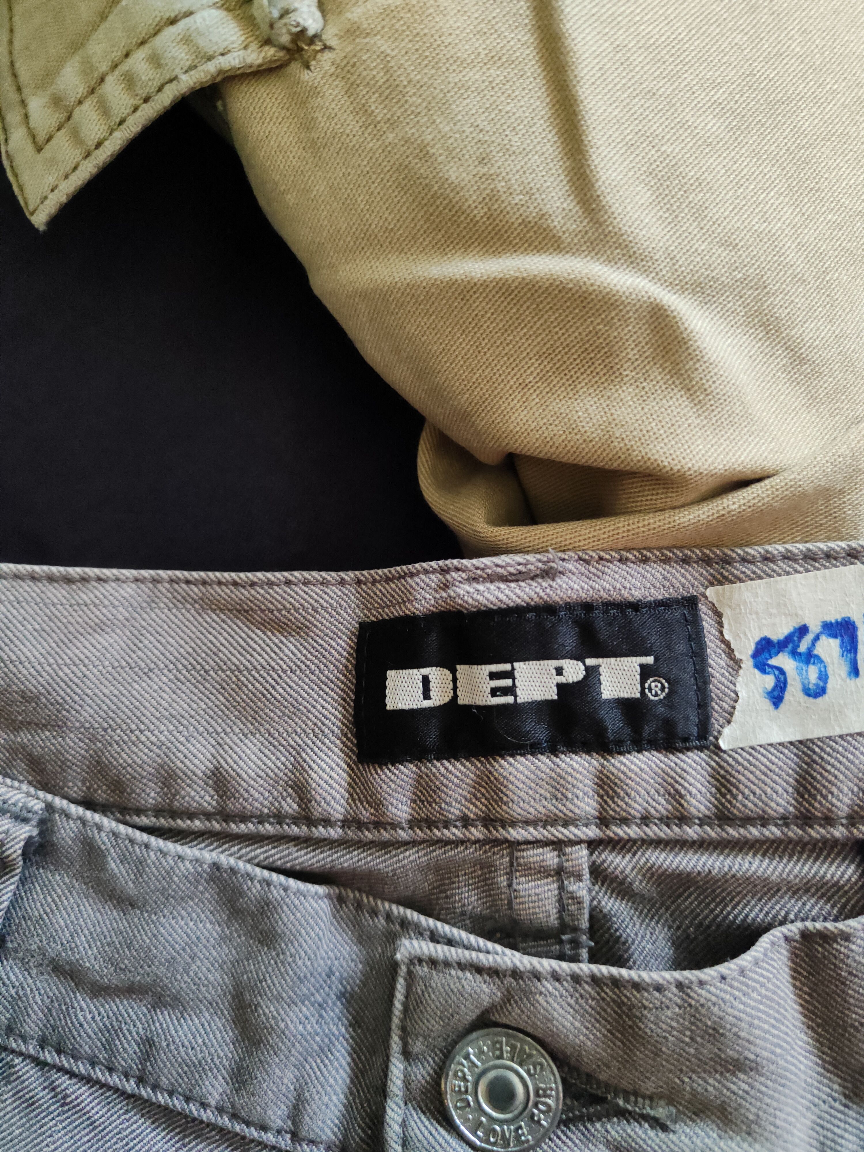 Japanese Brand Dept® Gray Multi Pocket Tactical Cargo Pants #S546 Size US 33 - 15 Thumbnail