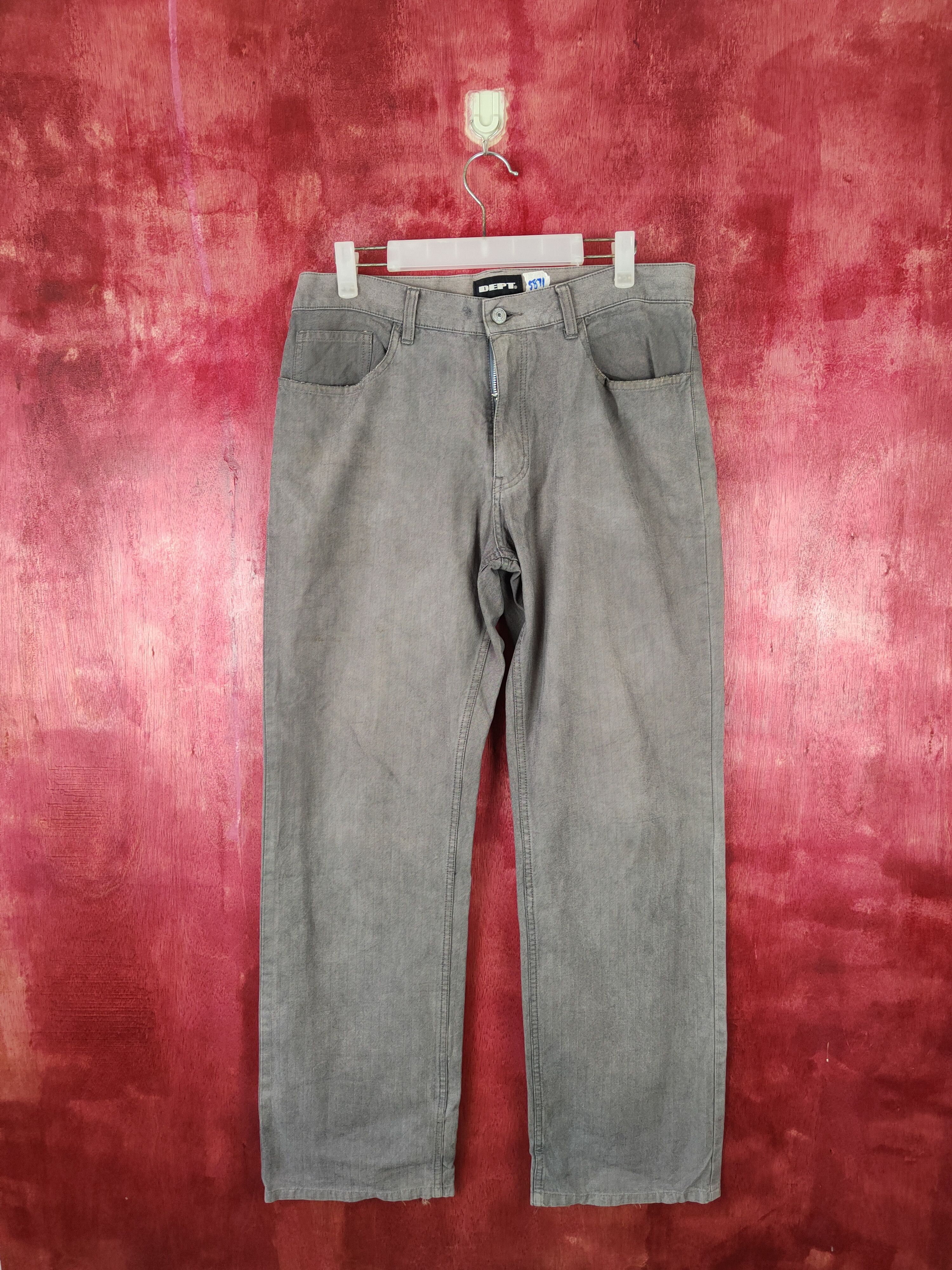 Japanese Brand Dept® Gray Multi Pocket Tactical Cargo Pants #S546 Size US 33 - 1 Thumbnail