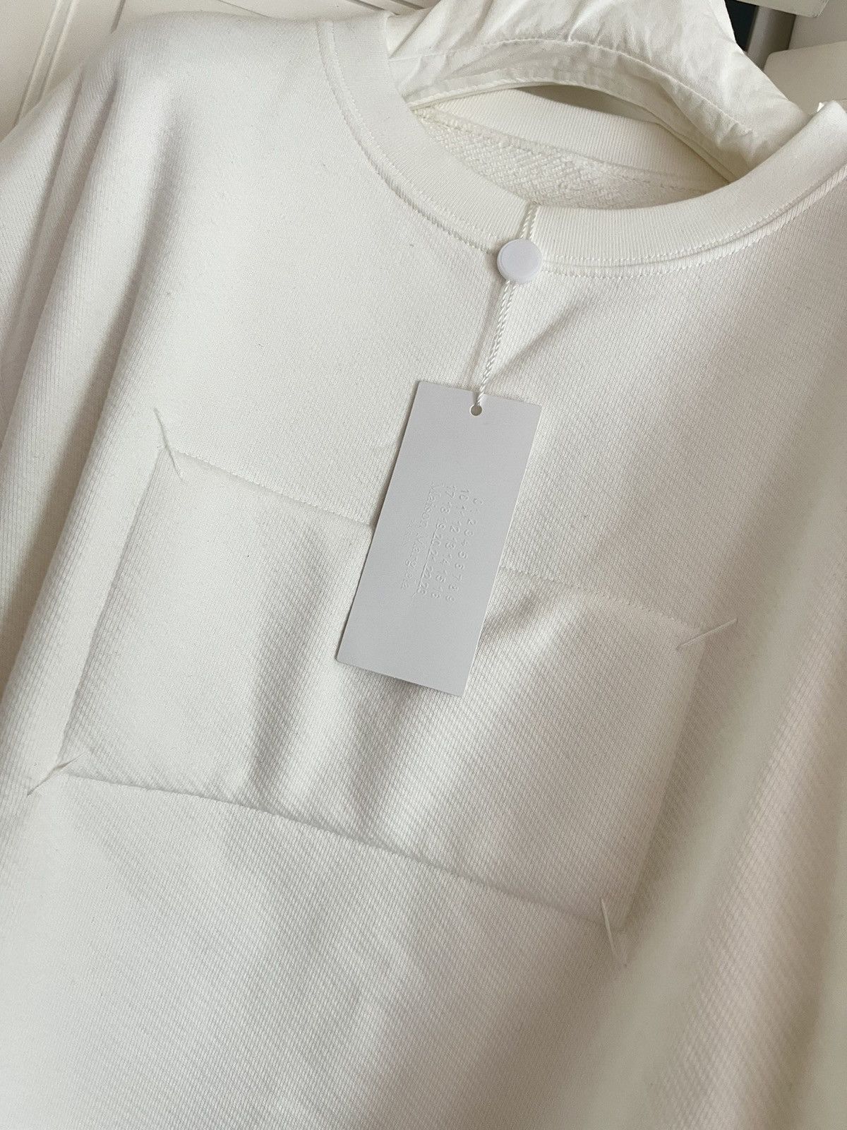 Maison Margiela 🔥 Rare! Margiela Memory of Lable four stitches sweatshirt Size US M / EU 48-50 / 2 - 2 Thumbnail