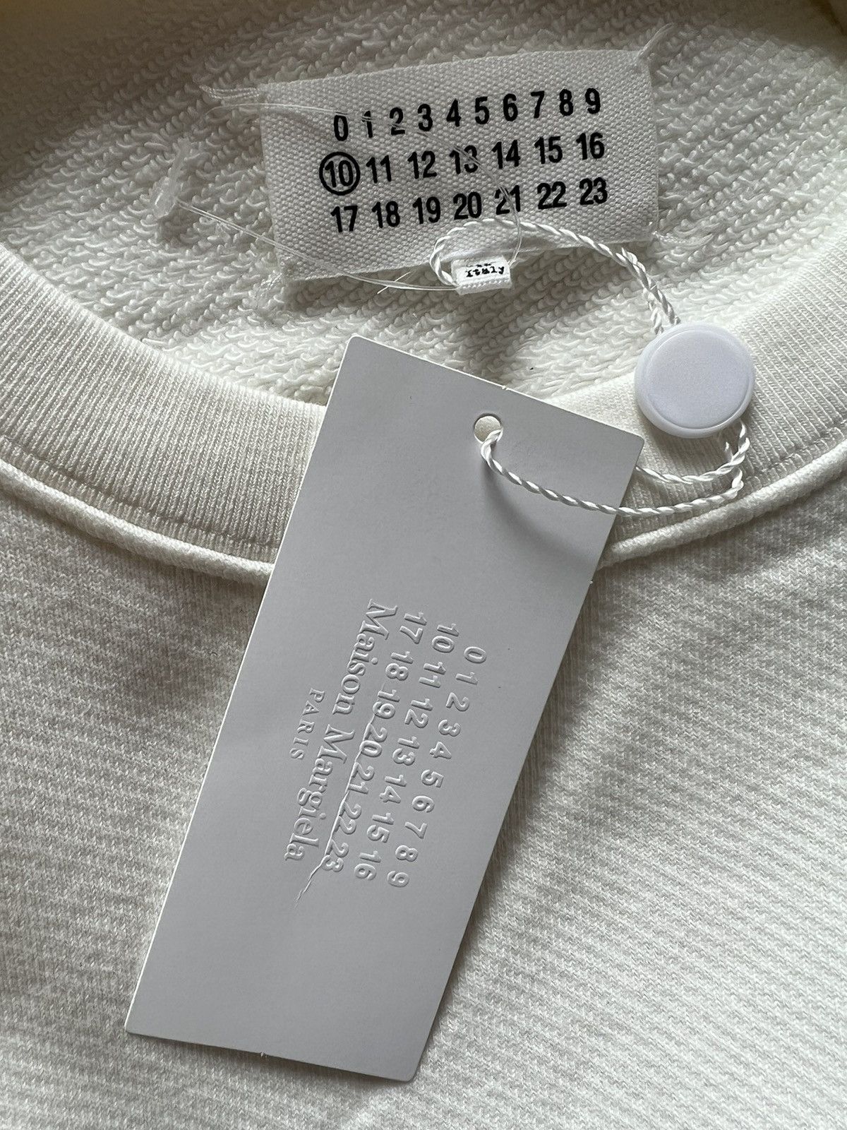 Maison Margiela 🔥 Rare! Margiela Memory of Lable four stitches sweatshirt Size US M / EU 48-50 / 2 - 9 Thumbnail