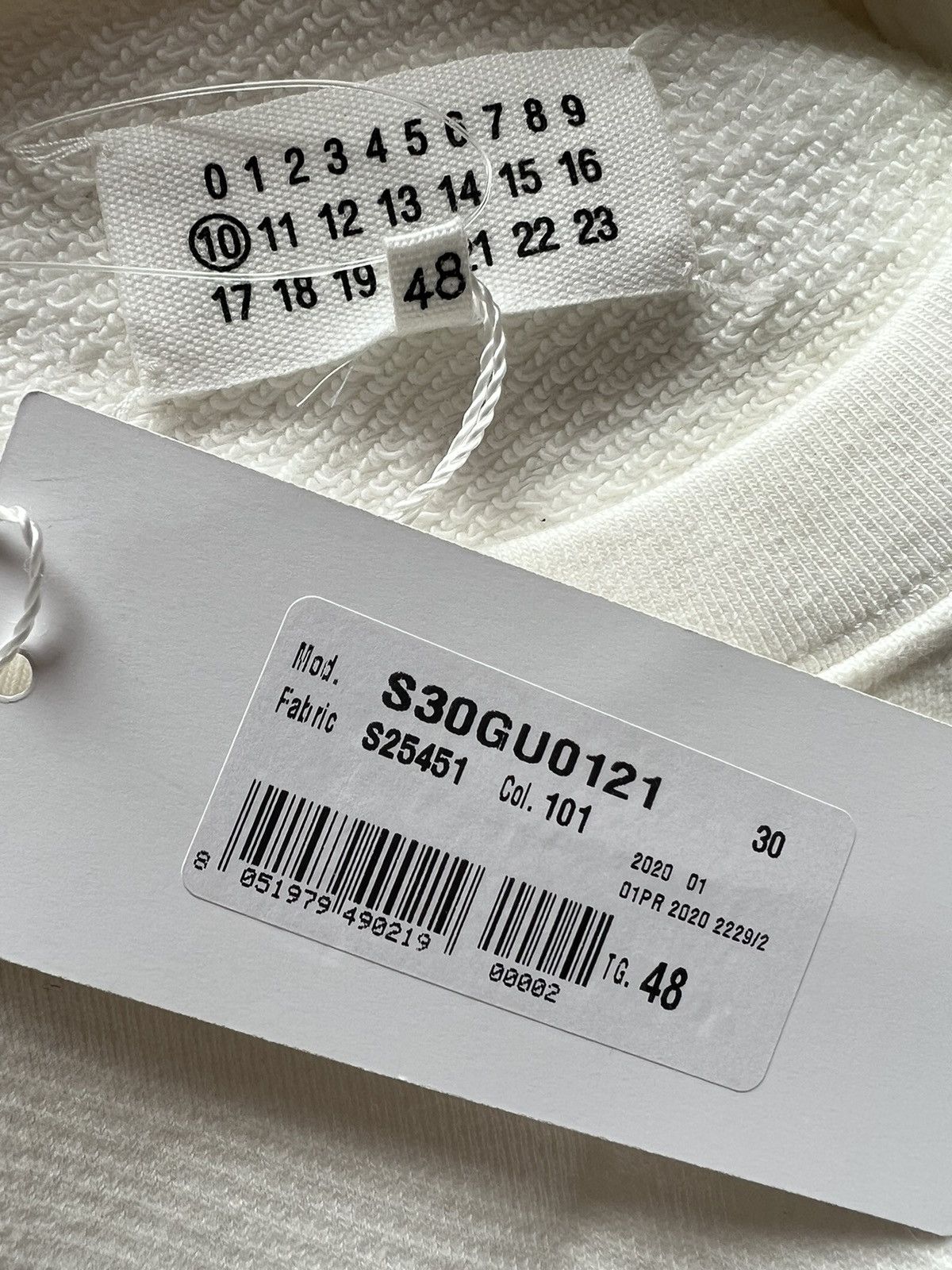 Maison Margiela 🔥 Rare! Margiela Memory of Lable four stitches sweatshirt Size US M / EU 48-50 / 2 - 8 Thumbnail